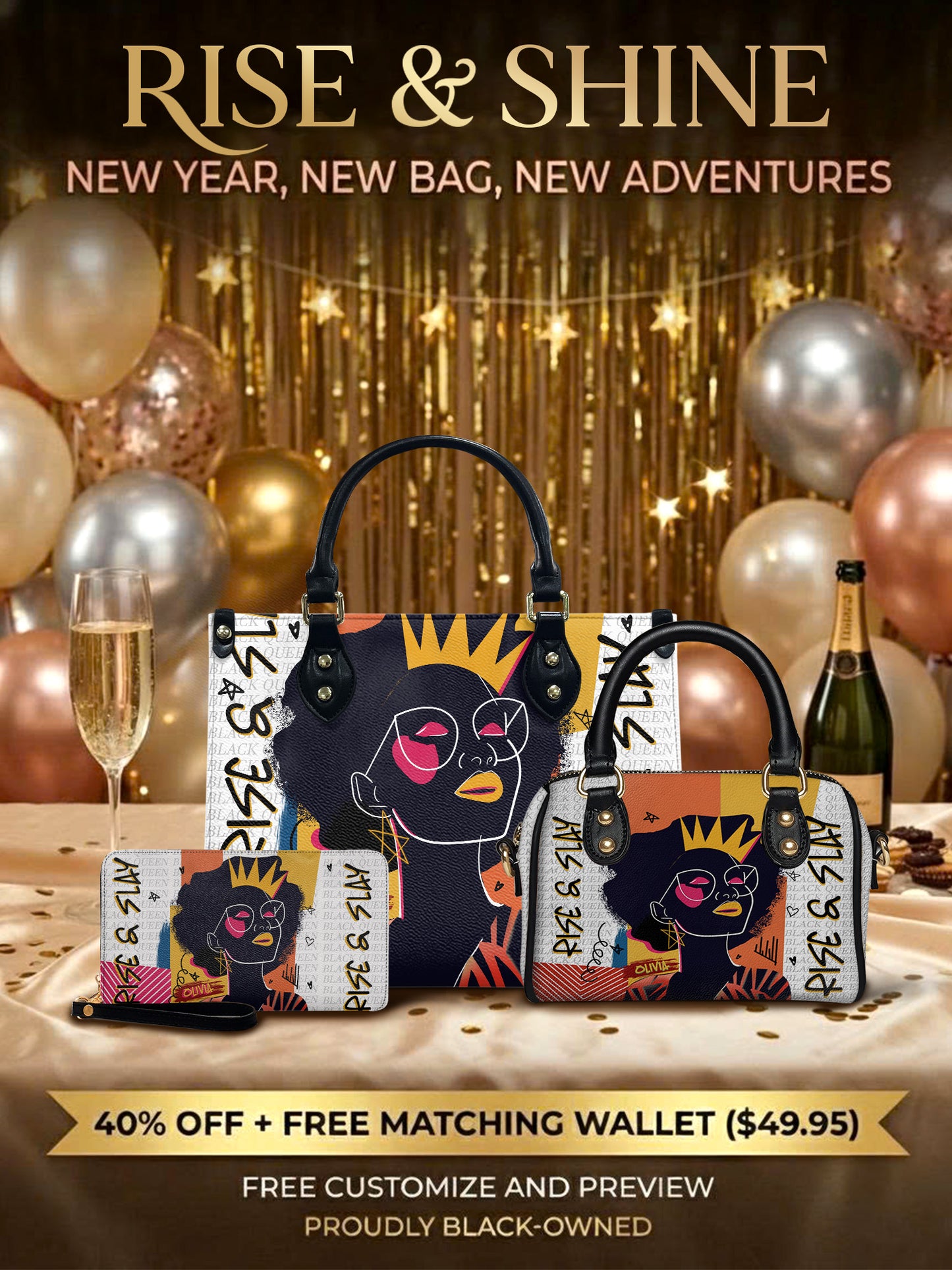 Melaniva "Crowned Muse White" The Perfect Trio - Melaniva