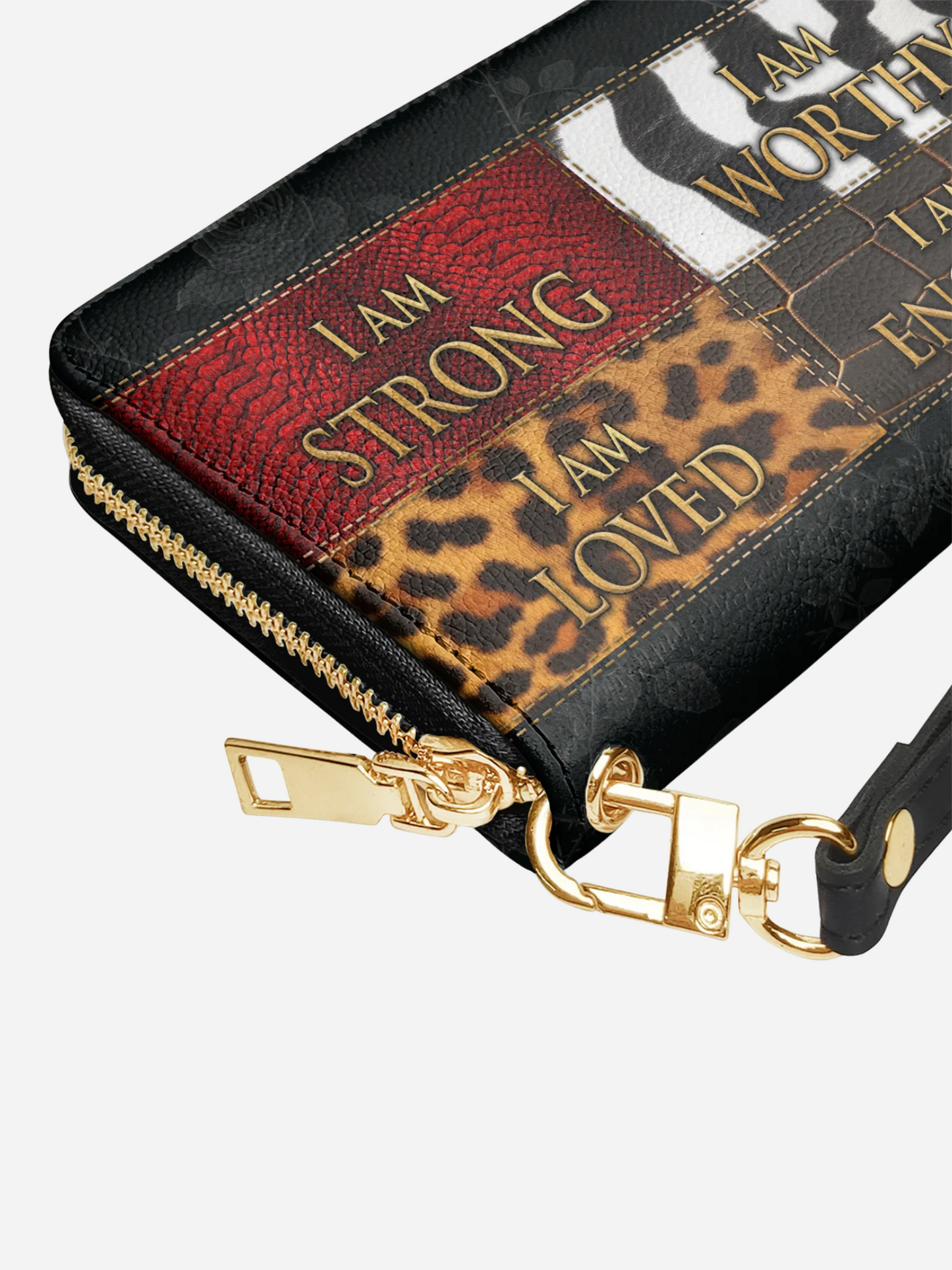 Melaniva Patchwork of Power Leather Wallet