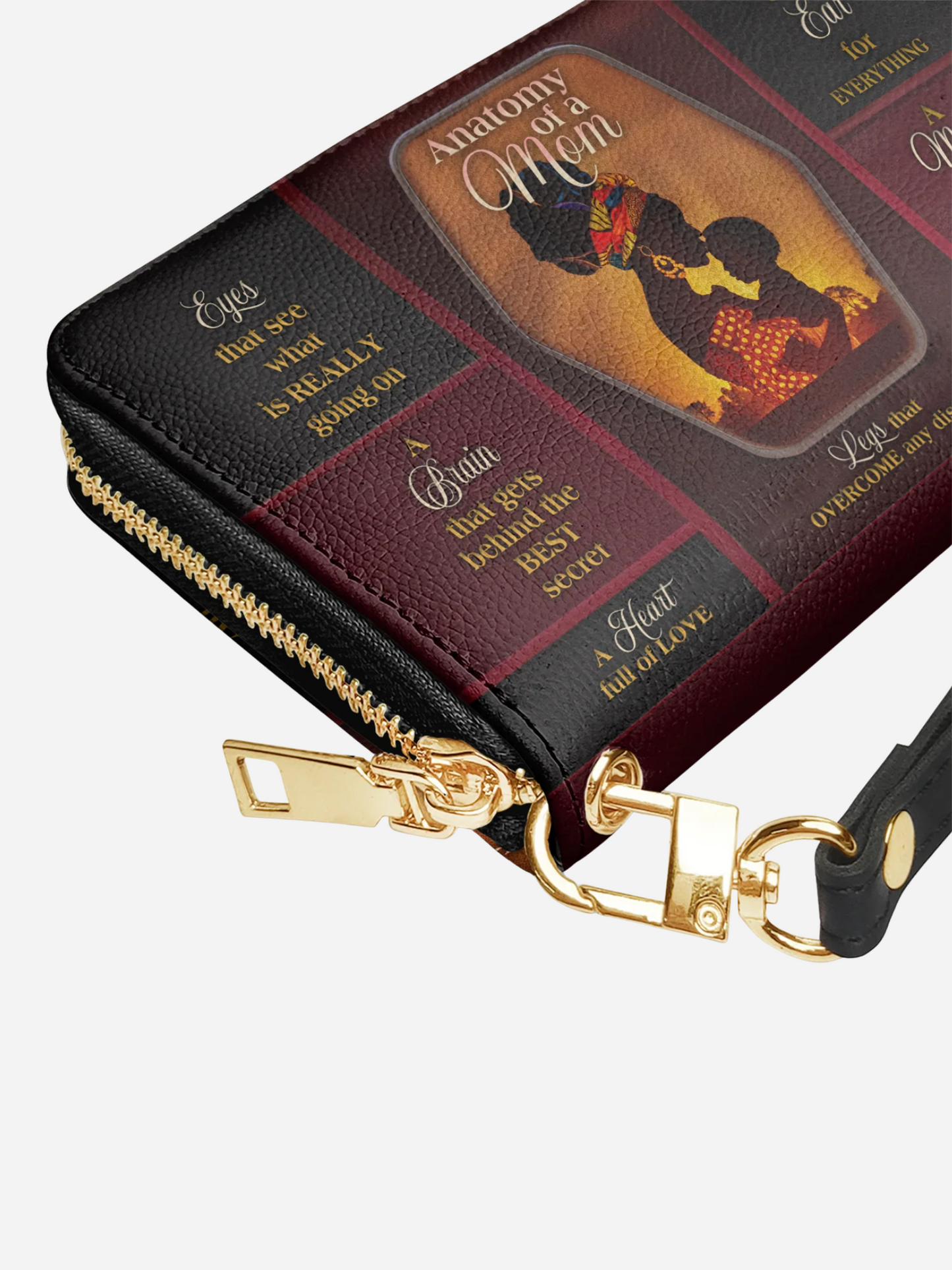 Melaniva Mother’s Blueprint Leather Wallet