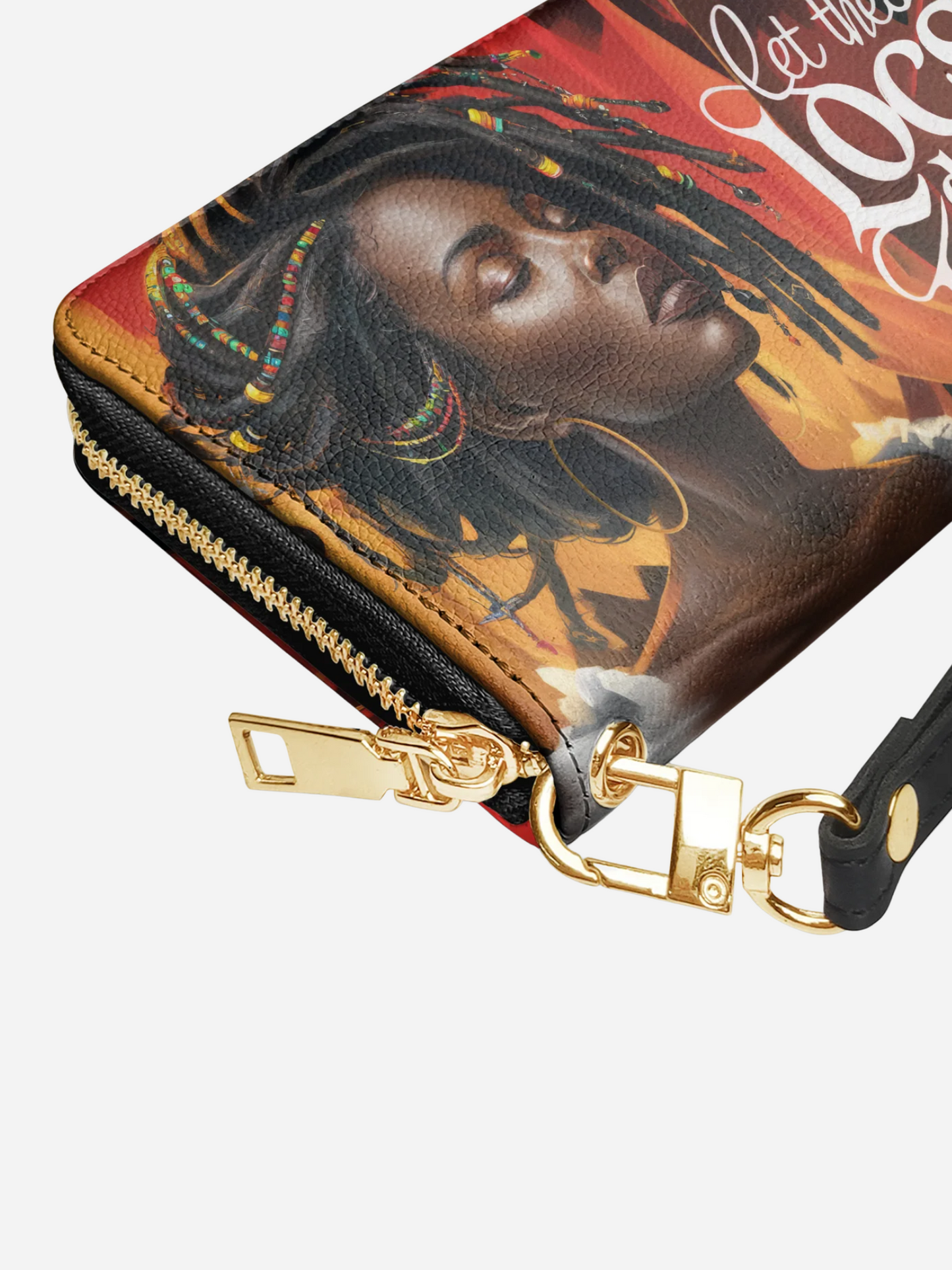 Melaniva Locs Speak Leather Wallet - Melaniva