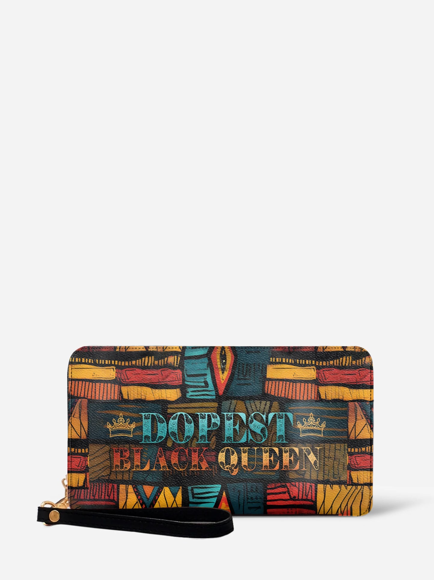 Melaniva Dopest Black Queen Leather Wallet - Melaniva