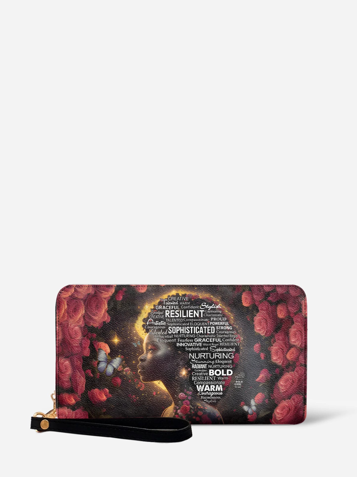 Melaniva Affirmation Bloom Leather Wallet - Melaniva