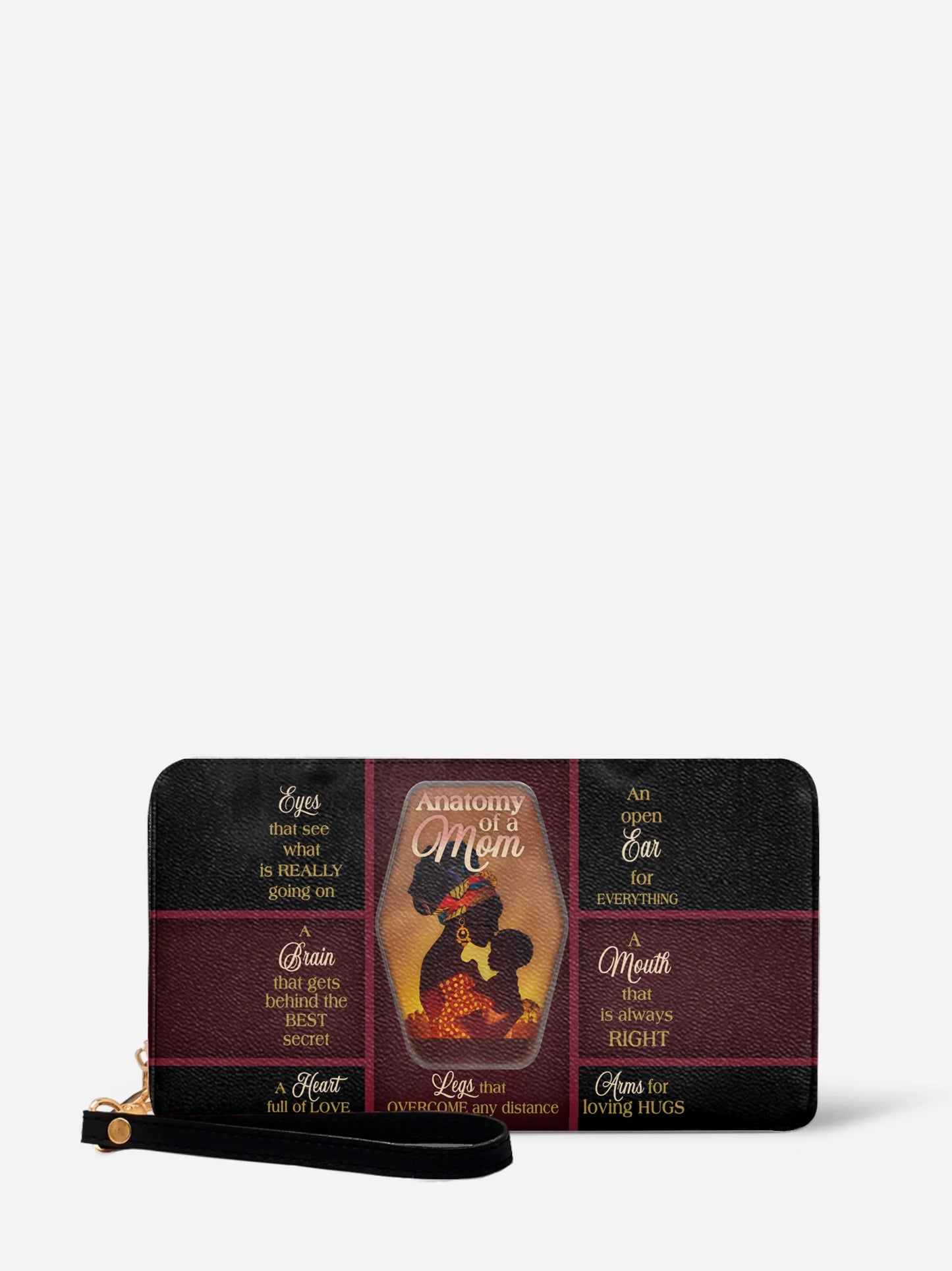 Melaniva Mother’s Blueprint Leather Wallet - Melaniva