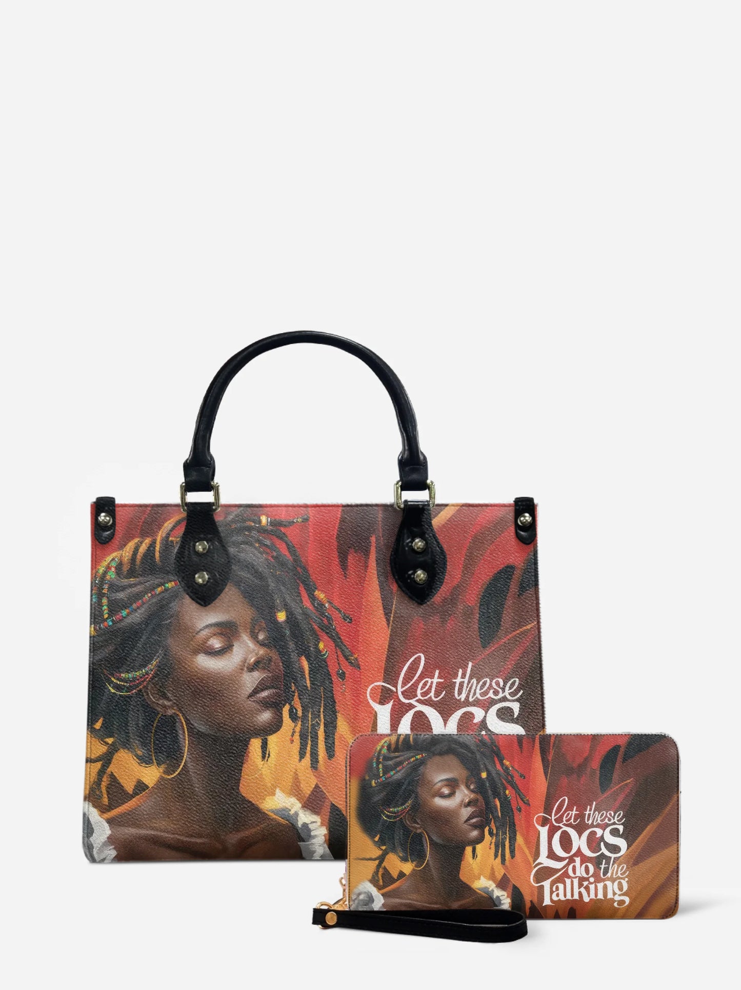 Melaniva Locs Speak Leather Handbag Deal (FREE WALLET) - Melaniva