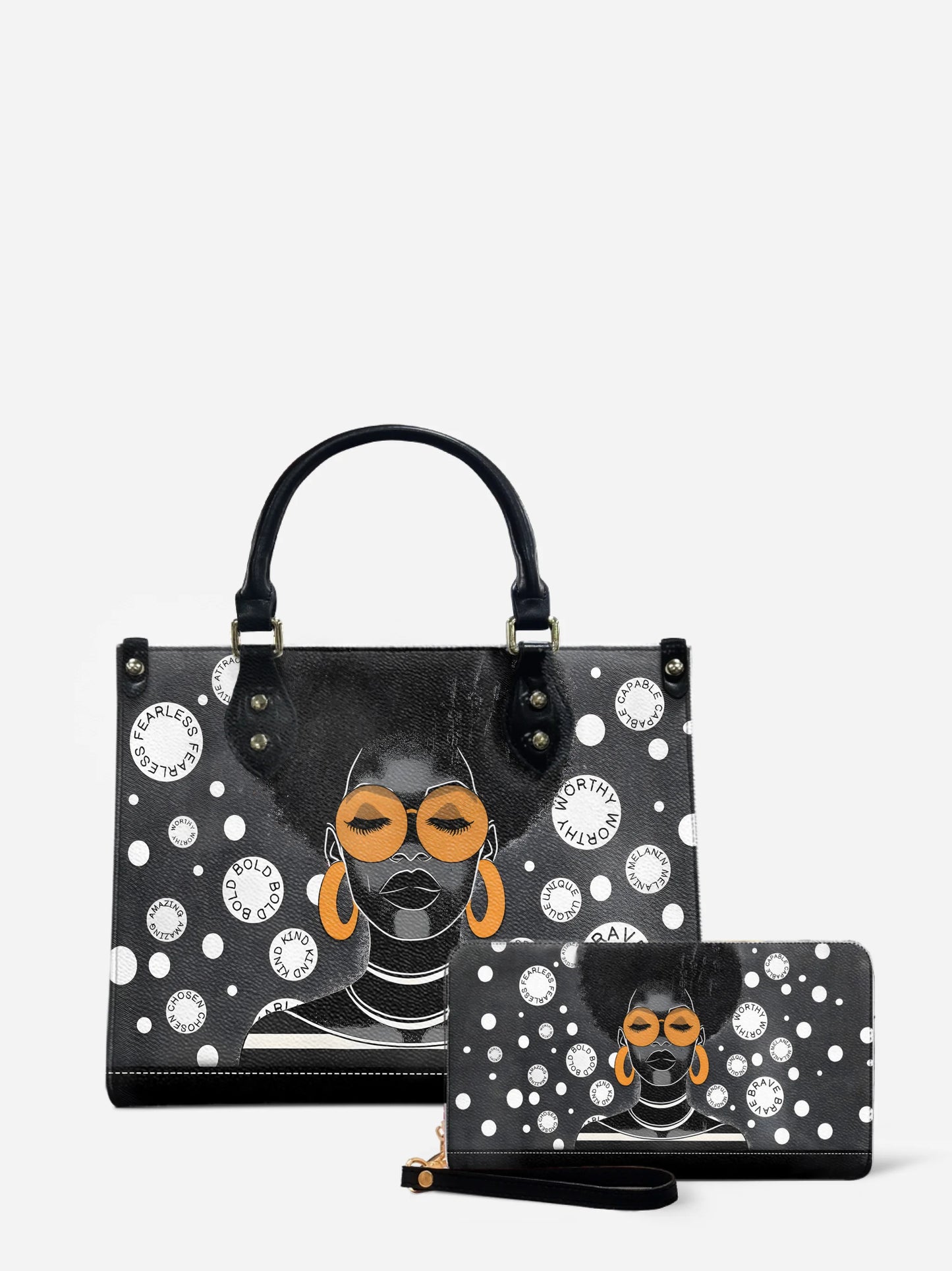 Melaniva Circle of Strength Leather Handbag Deal (FREE WALLET) - Melaniva