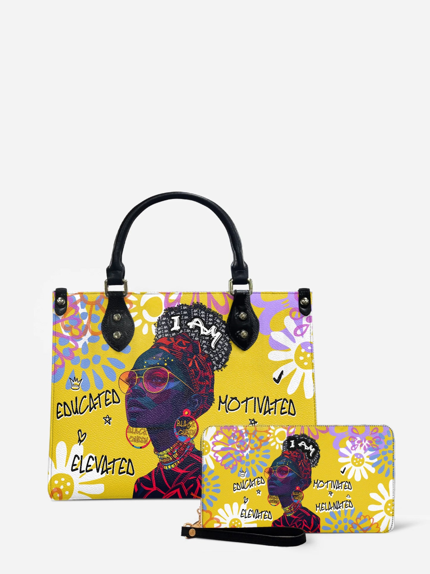 Melaniva I Am Elevated Leather Handbag Deal (FREE WALLET) - Melaniva