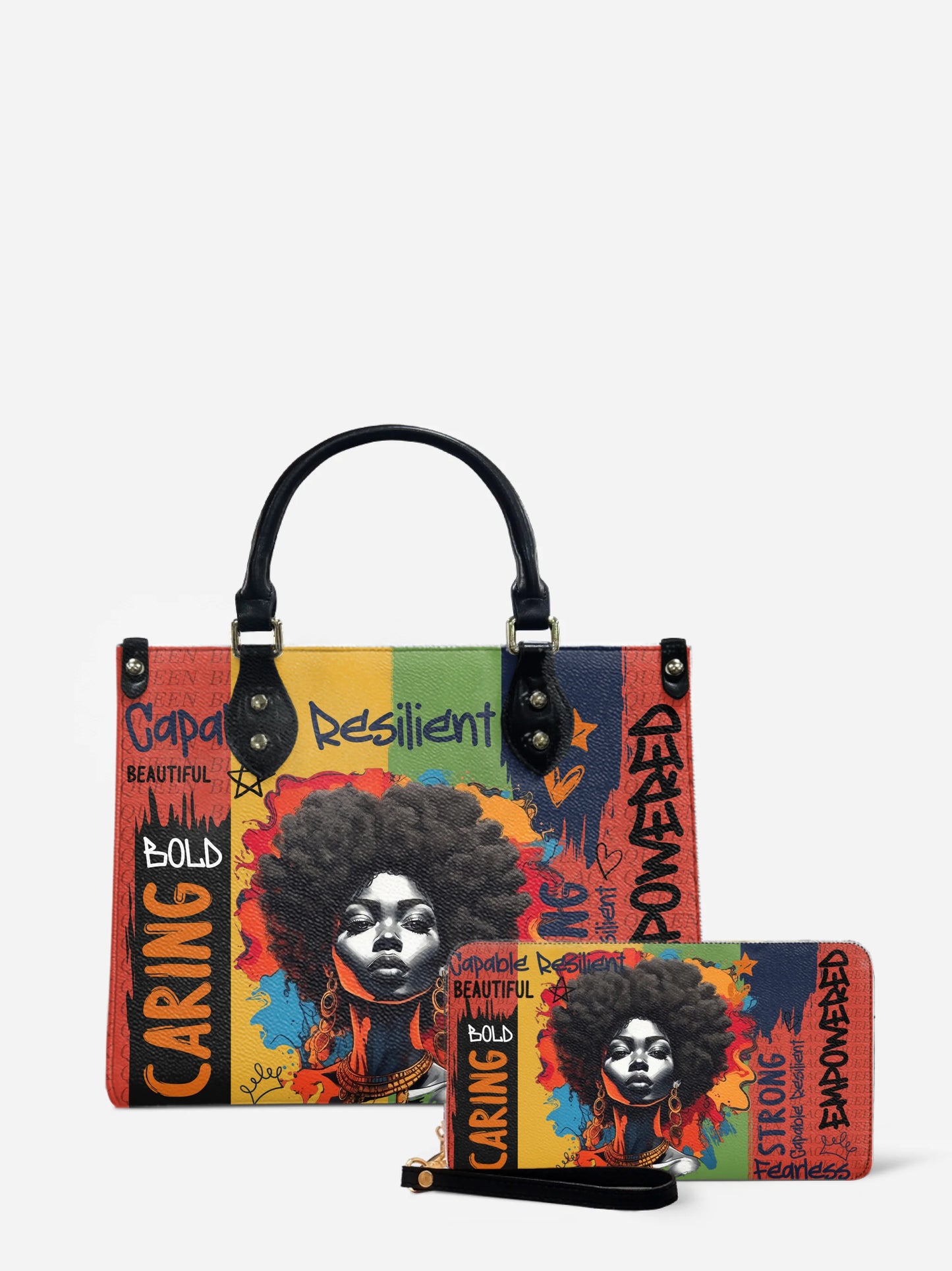 Melaniva Empowered Essence Red Leather Handbag Deal (FREE WALLET) - Melaniva