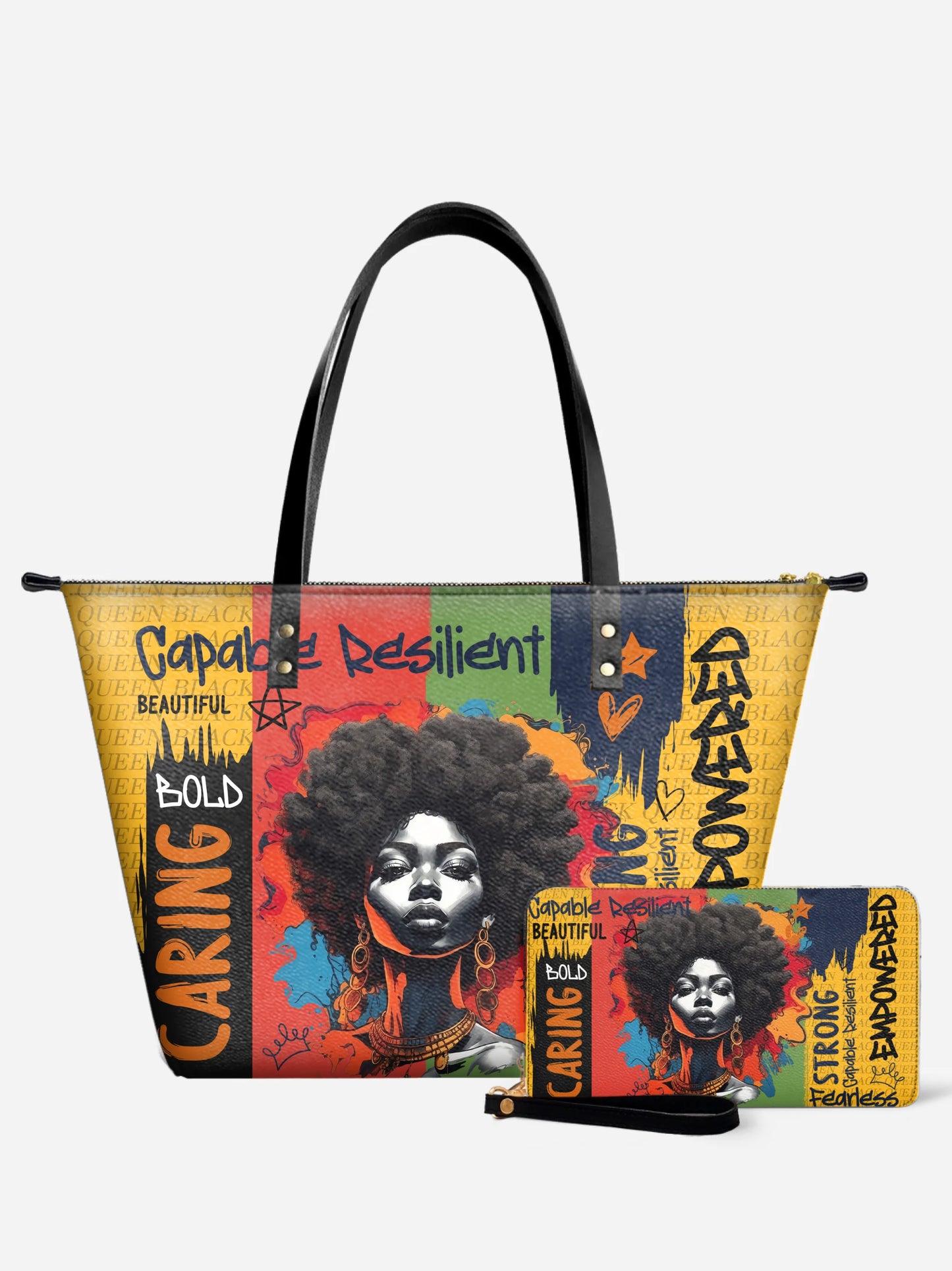 Melaniva Empowered Essence Yellow Leather Tote Bag Deal (FREE WALLET) - Melaniva