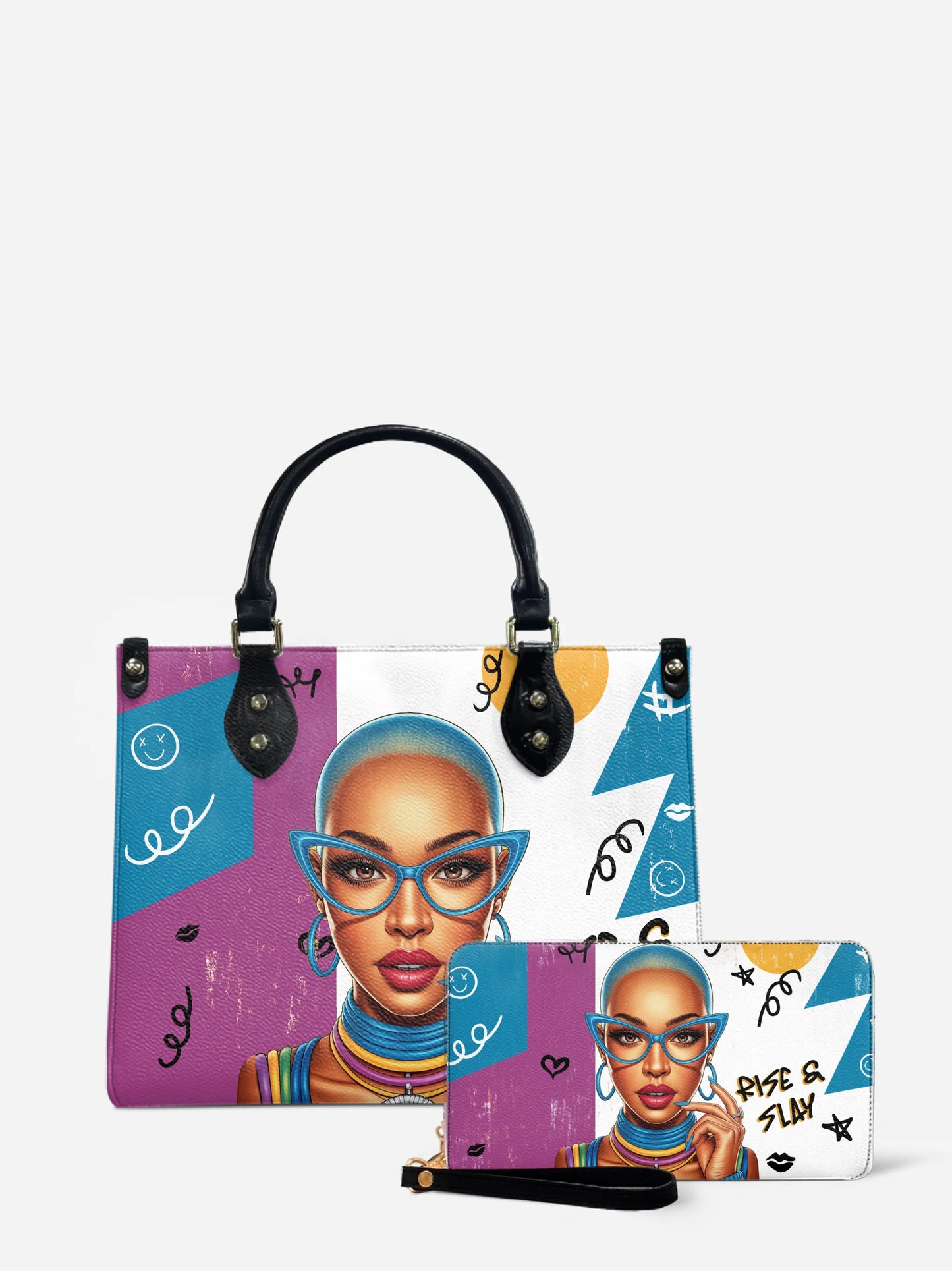 Melaniva Rise & Pop Leather Handbag Deal (FREE WALLET) - Melaniva