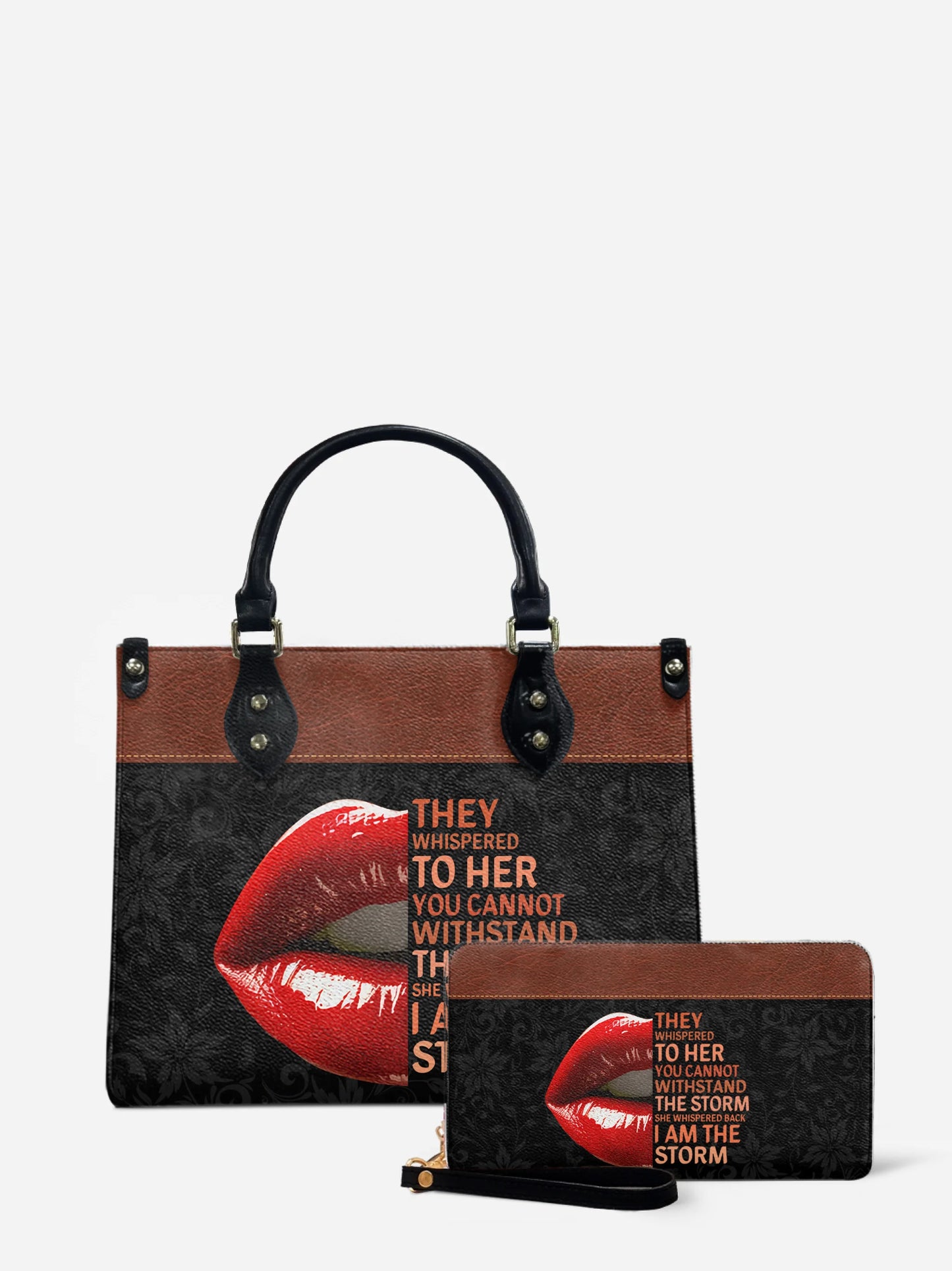 Melaniva Storm Kiss Leather Handbag Deal (FREE WALLET) - Melaniva