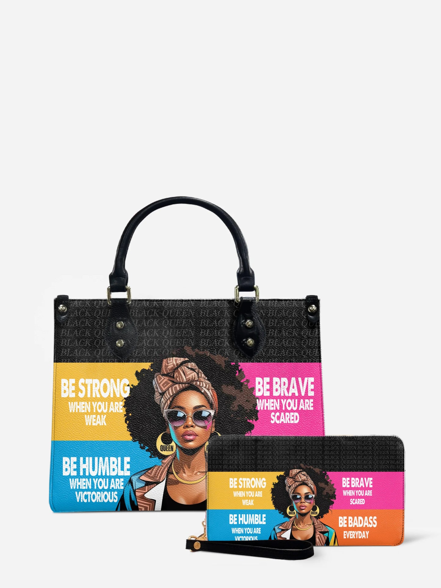 Melaniva Queen in Color Leather Handbag Deal (FREE WALLET) - Melaniva