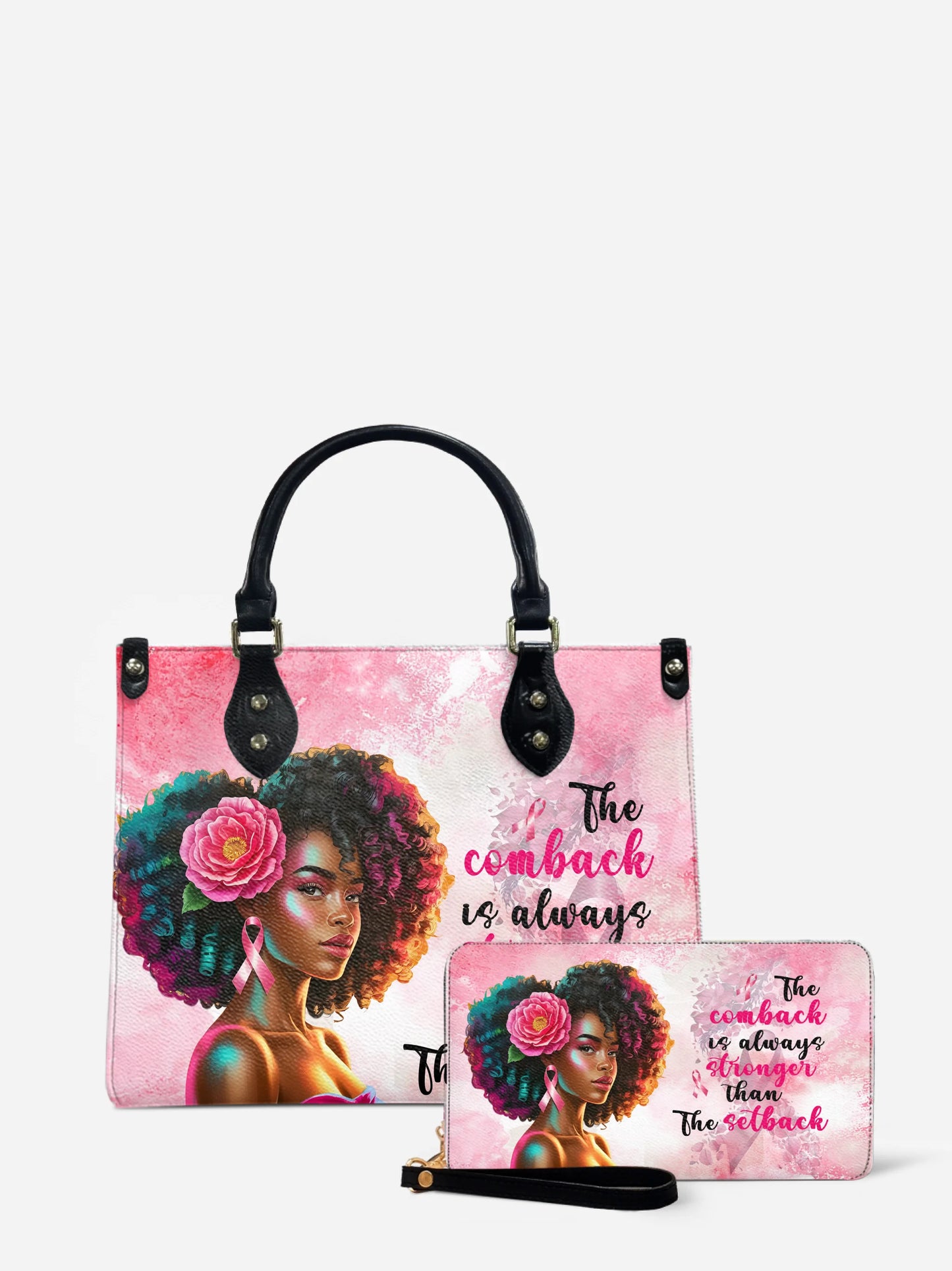 Melaniva Stronger in Pink Leather Handbag Deal - Melaniva