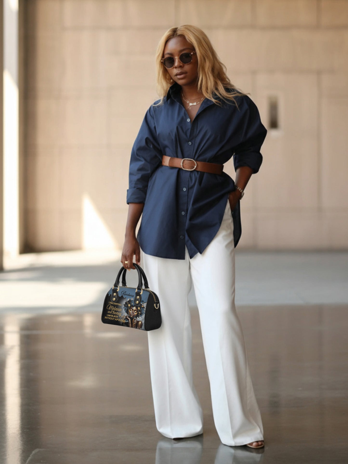 Melaniva Dripping Melanin Leather Mini Satchel Deal