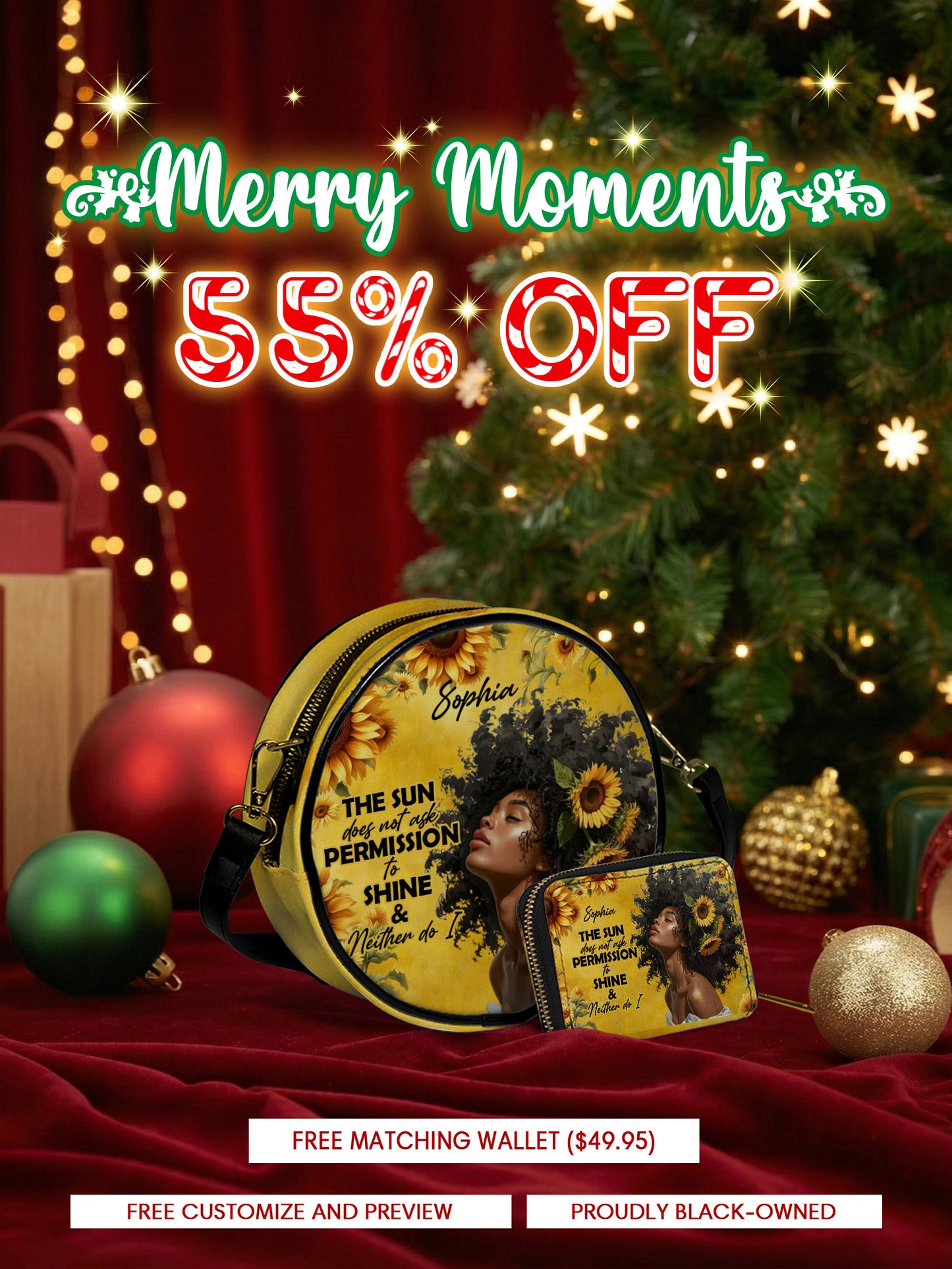 Melaniva Sunlit Crown Leather Circle Crossbag Deal