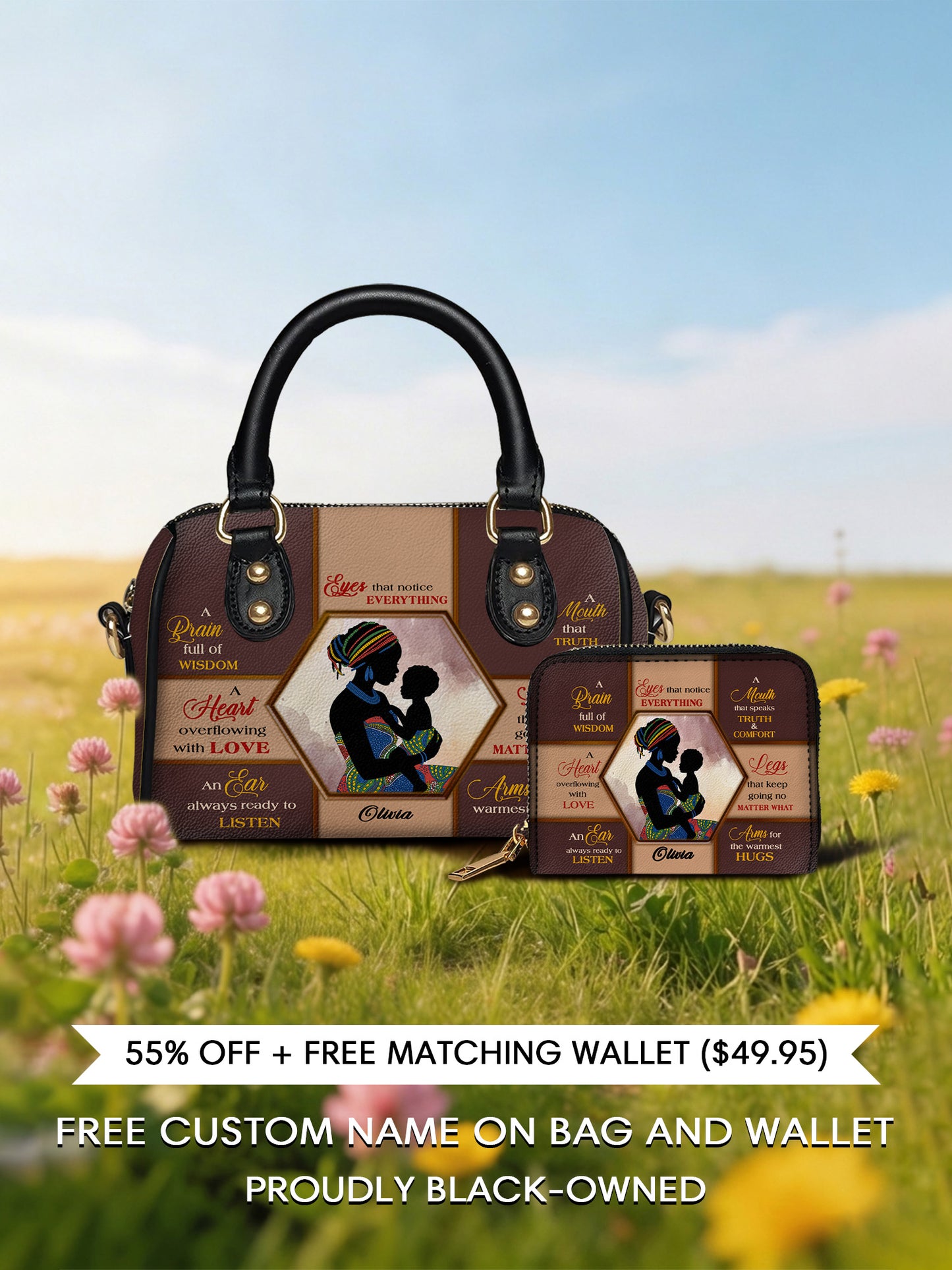 Melaniva Mother’s Essence Luxury Leather Mini Satchel Deal - Melaniva