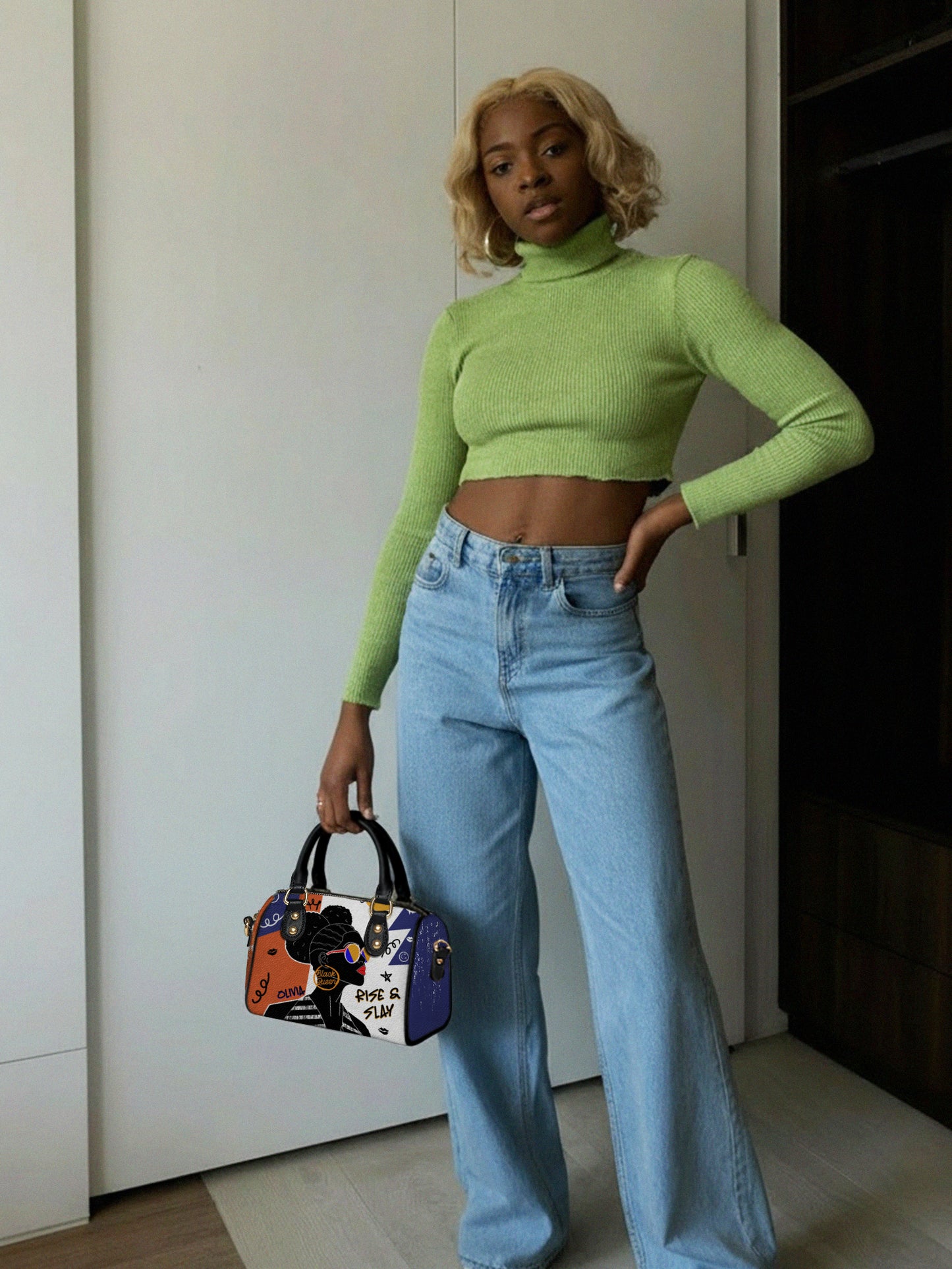 Melaniva Rise & Slay Leather Mini Satchel Deal - Melaniva