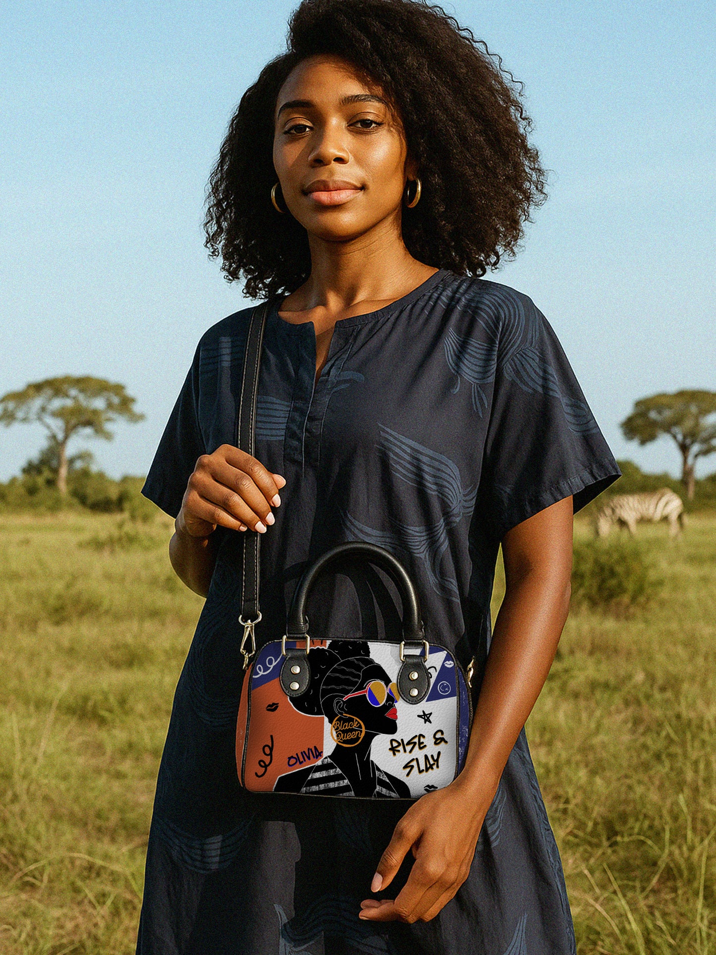 Melaniva Rise & Slay Satchel Leather Mini Satchel