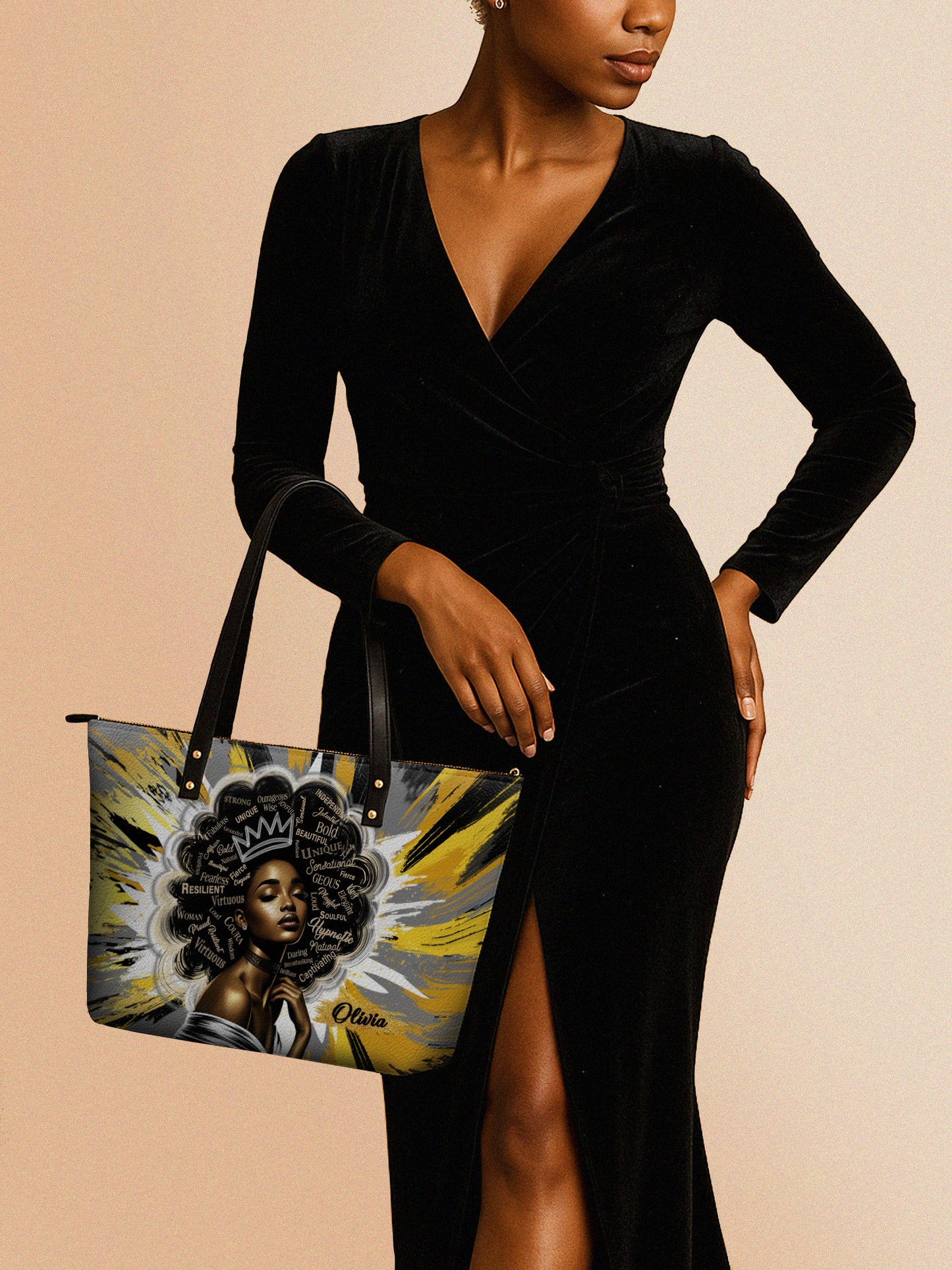 Melaniva Solar Halo Leather Tote Bag Deal (FREE WALLET)