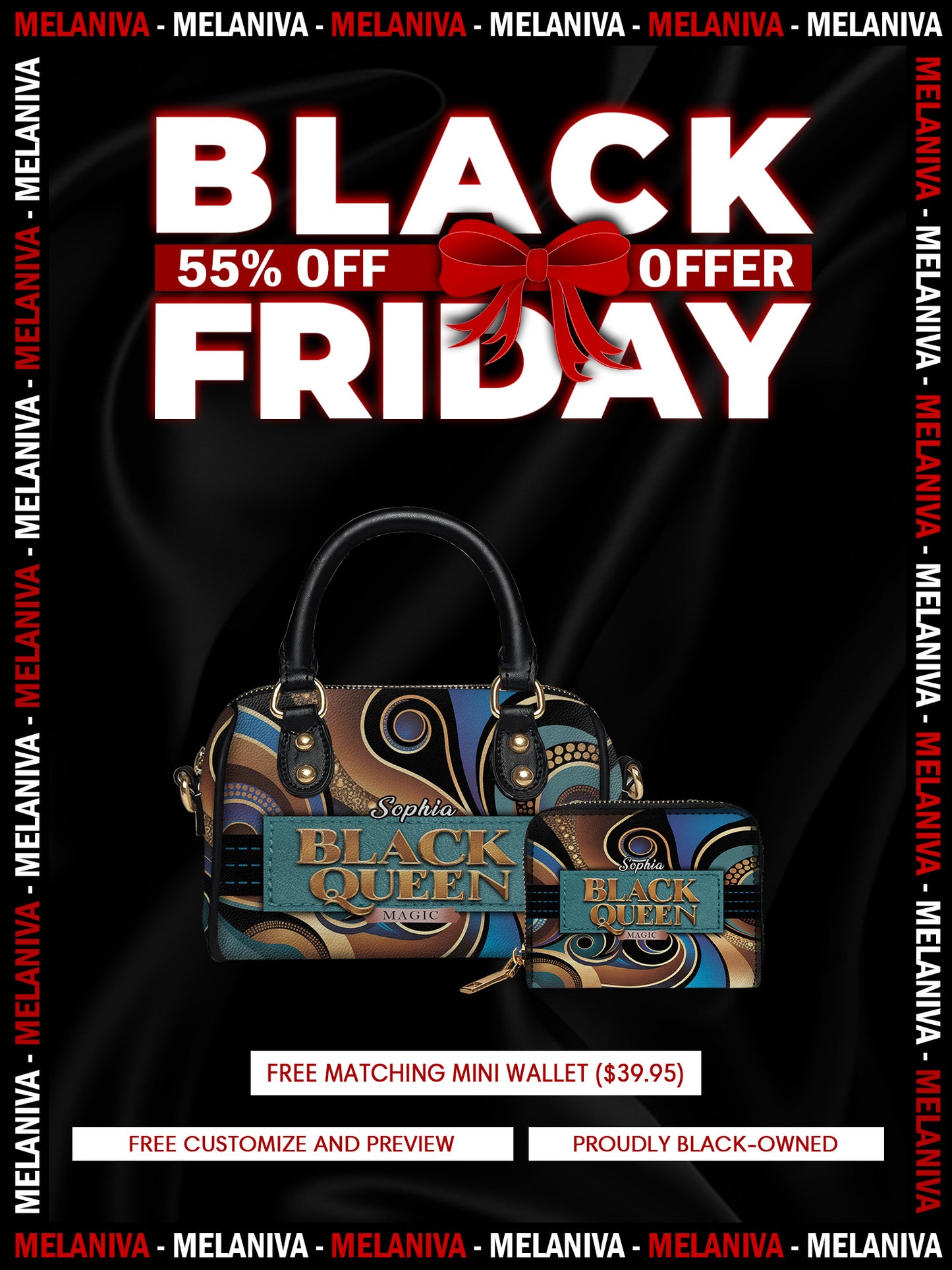 Melaniva “Royal Essence” Leather Mini Satchel Deal