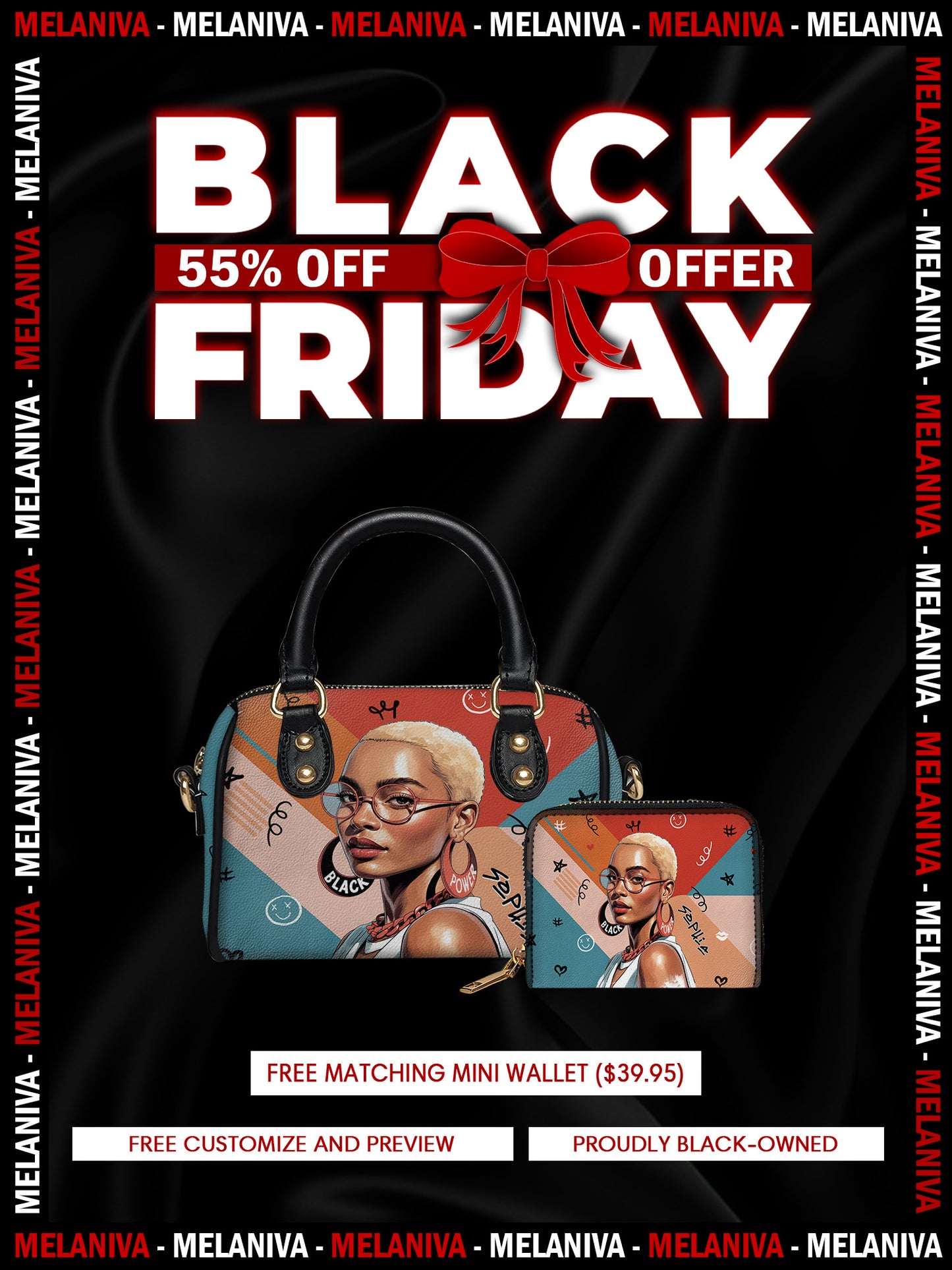 Melaniva "Your Vibe" Leather Mini Satchel Deal