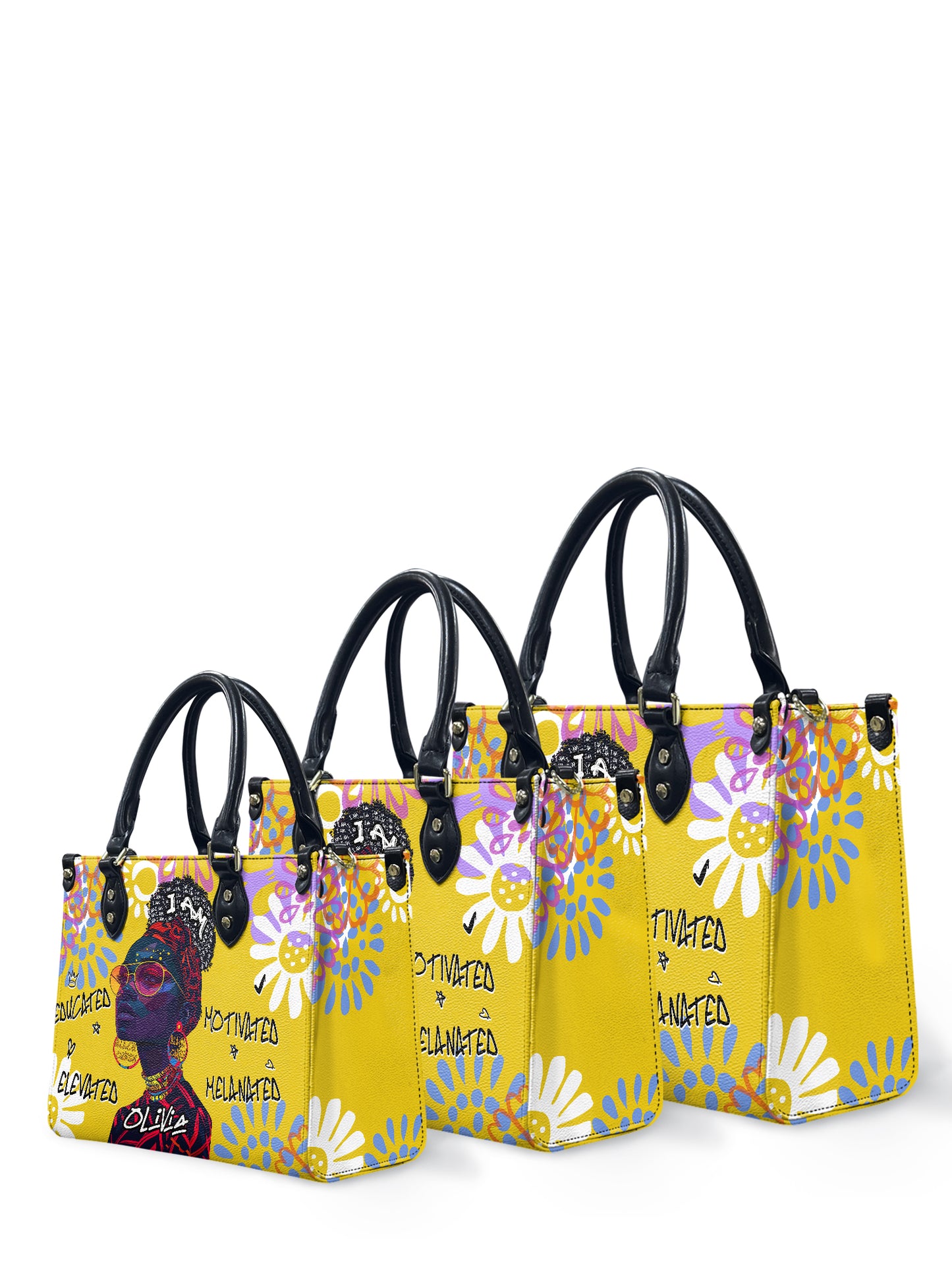 Melaniva I Am Elevated Leather Handbag Deal (FREE WALLET)