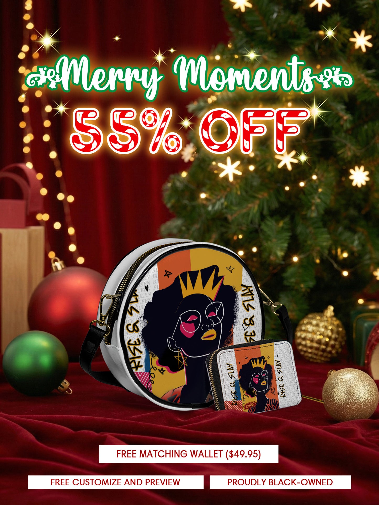 Melaniva Crowned Muse White Leather Circle Crossbag Deal