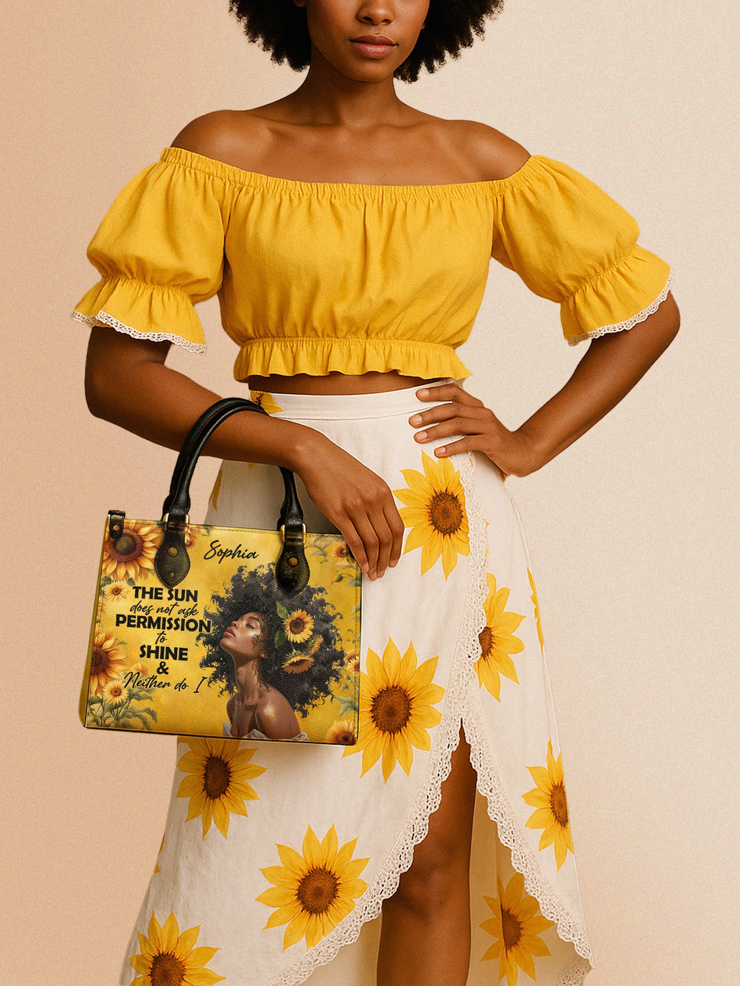 Melaniva Sunlit Crown Leather Handbag Deal (FREE WALLET)
