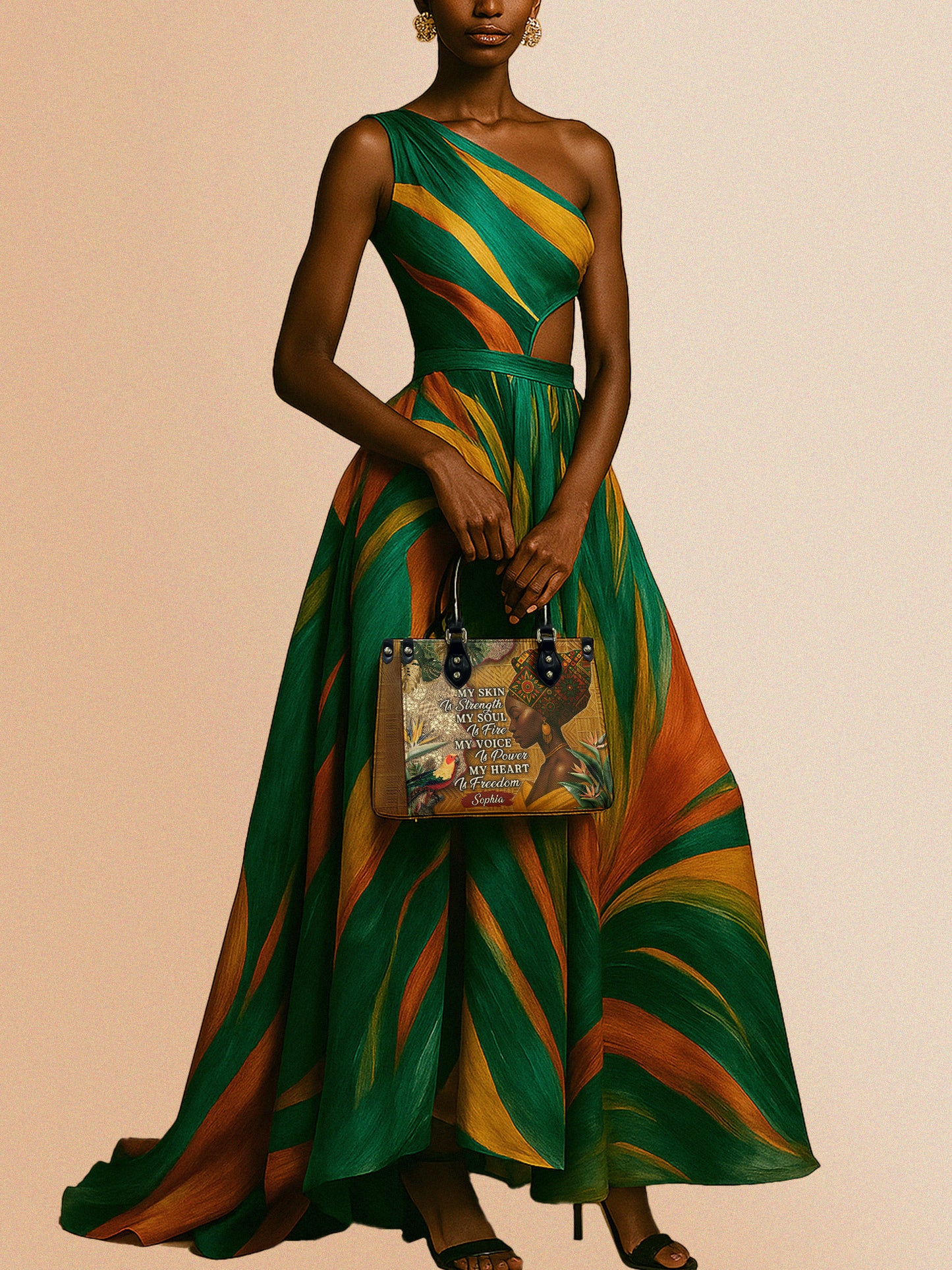Melaniva Tropical Spirit Leather Handbag Deal