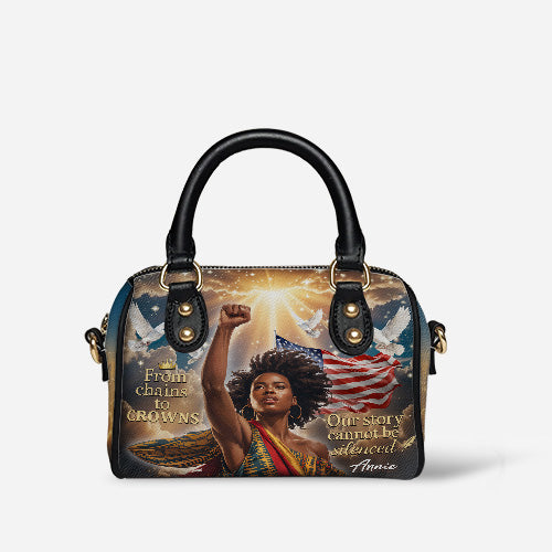 Melaniva Story of Strength Leather Mini Satchel