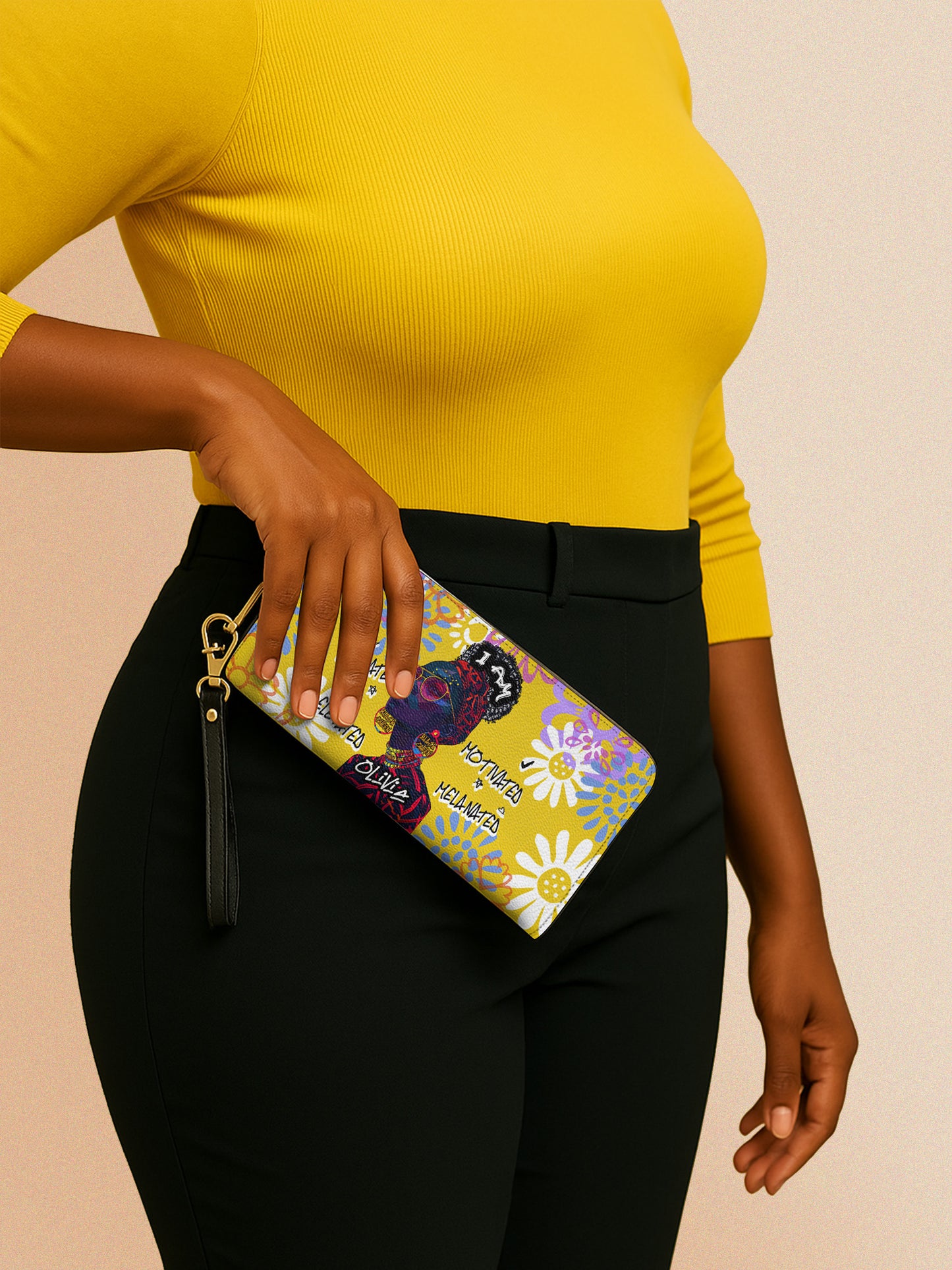 Melaniva I Am Elevated Leather Wallet - Melaniva