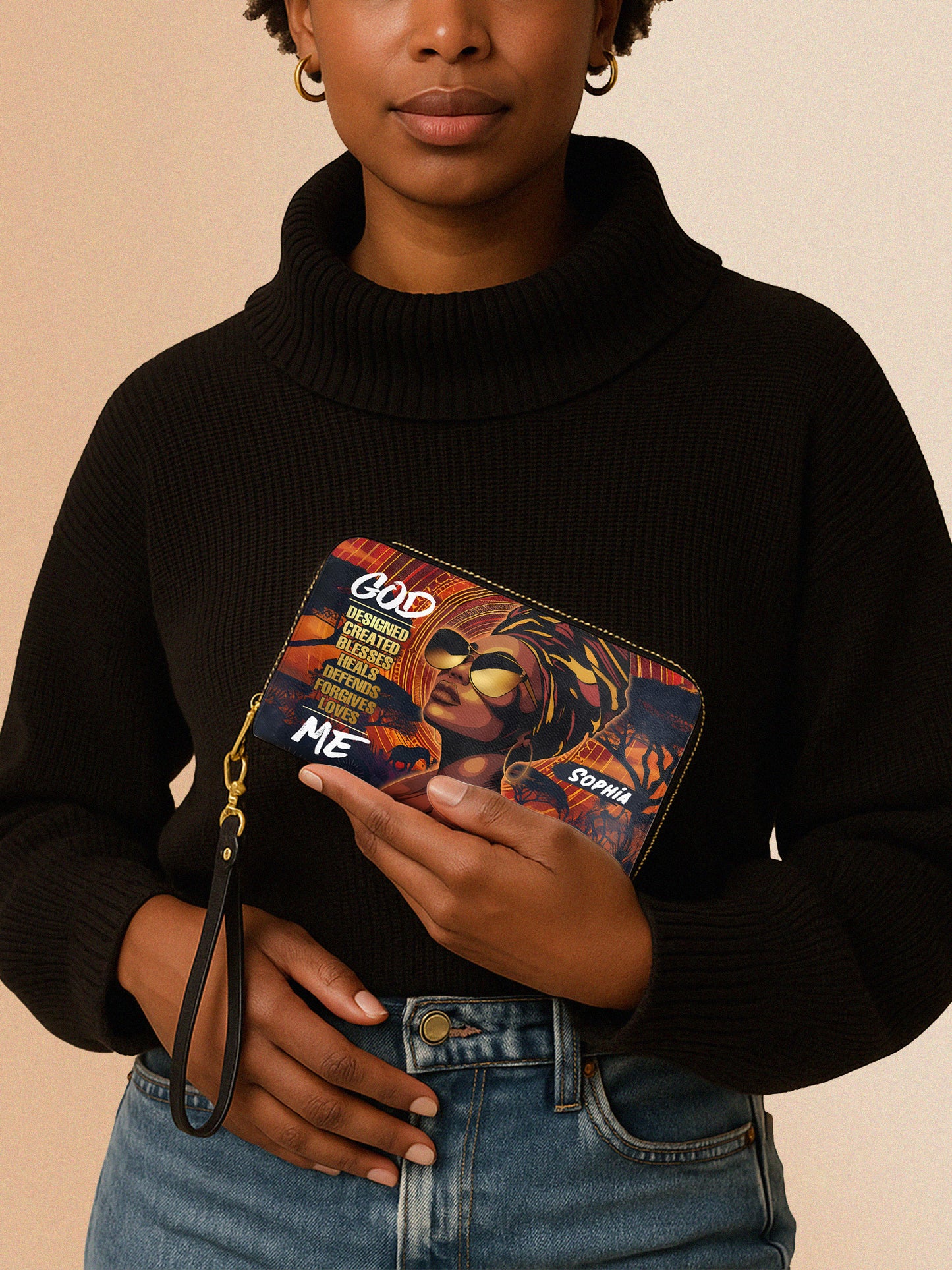 Melaniva Divinely Designed Leather Wallet