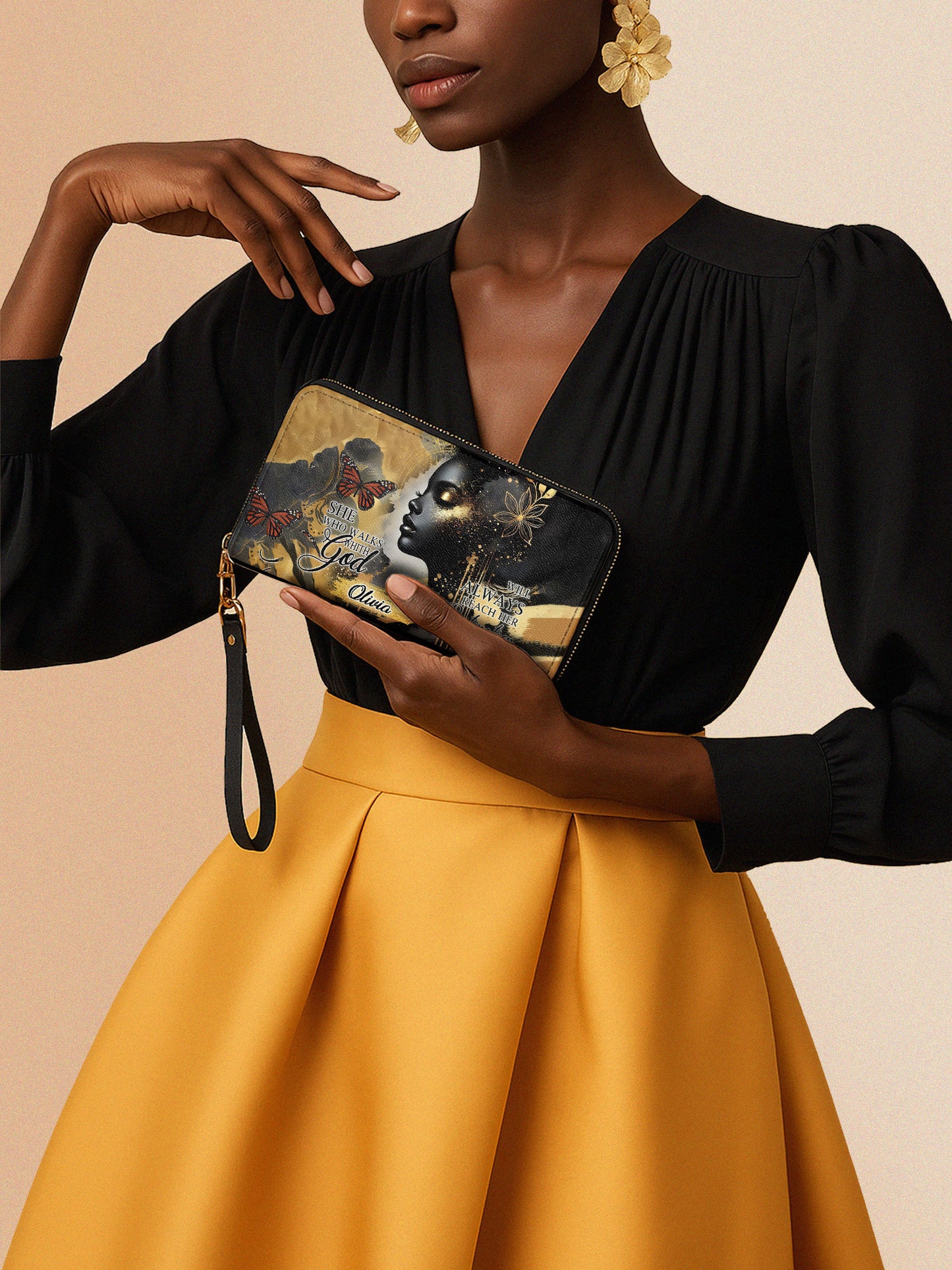 Melaniva Divine Destiny Leather Wallet
