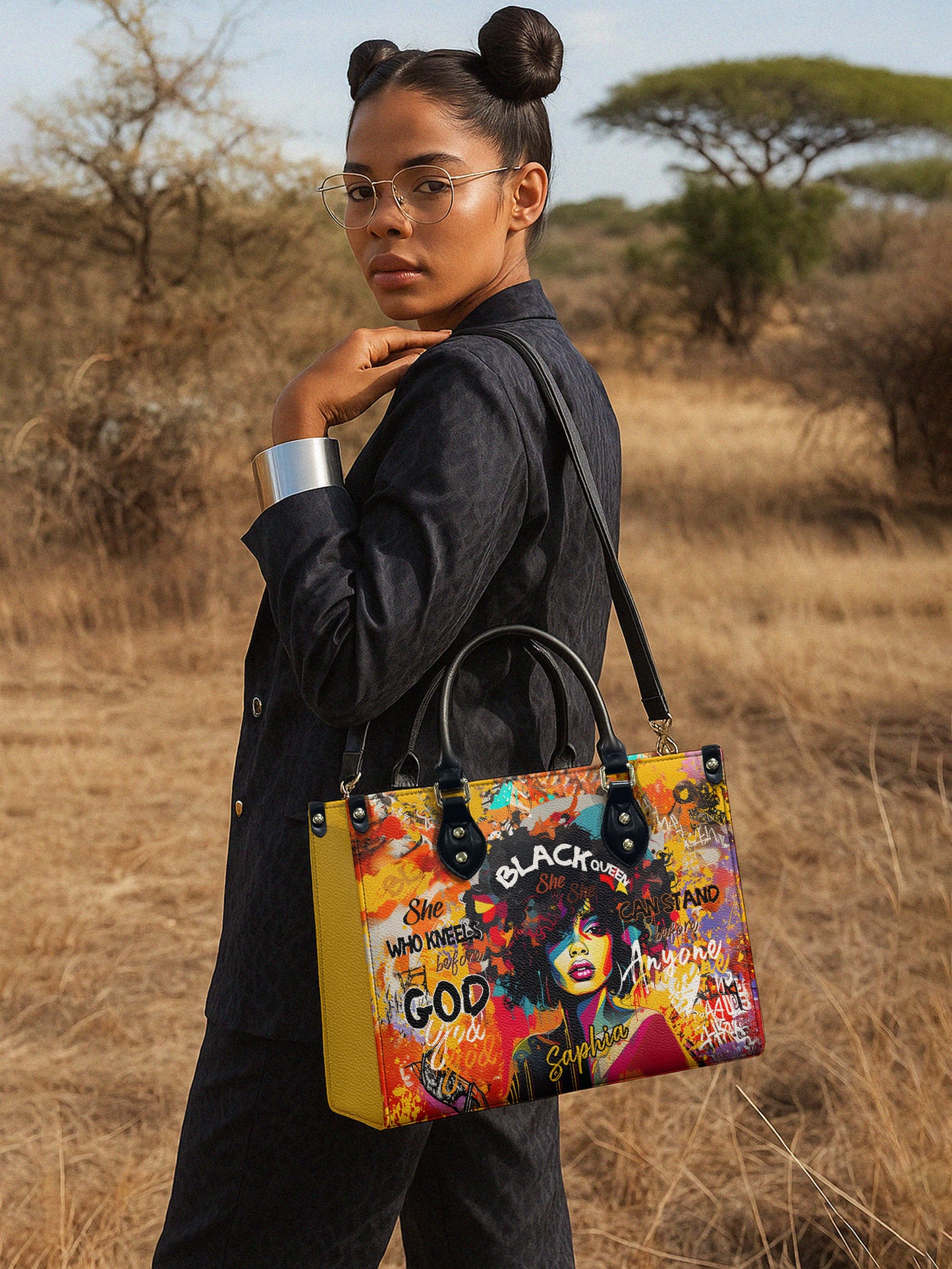 Melaniva Bold Crown Leather Handbag Deal (FREE WALLET)