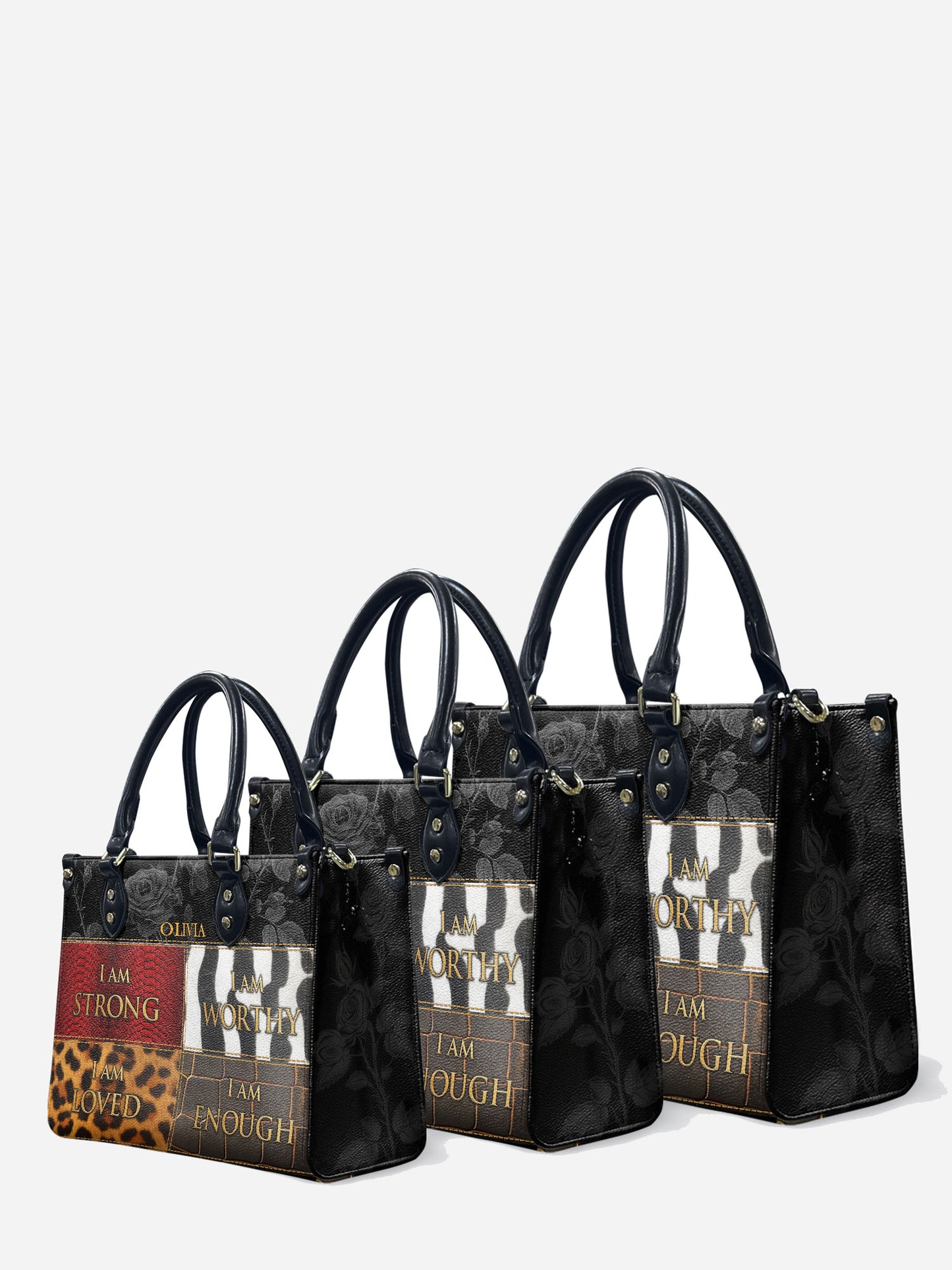 Melaniva Patchwork of Power Leather Handbag Deal (FREE WALLET)