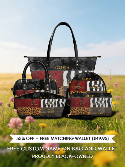 Melaniva "Patchwork of Power" Tote Bag The Lucky Bundle - Melaniva