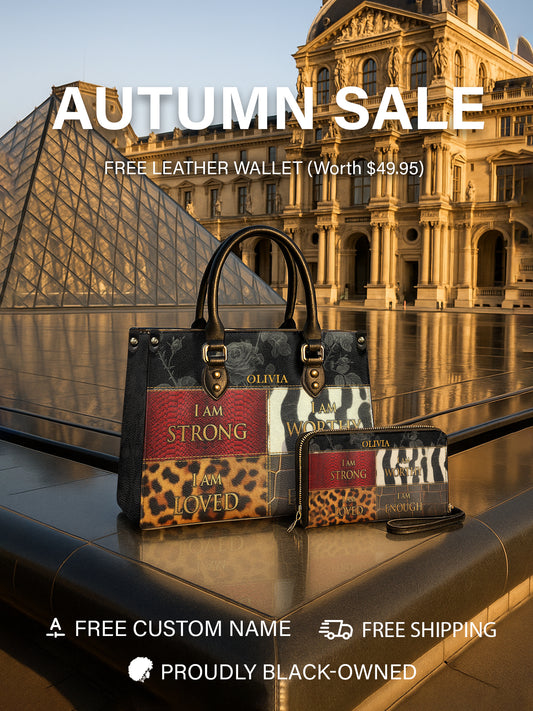 Melaniva Patchwork of Power Leather Handbag Deal (FREE WALLET)