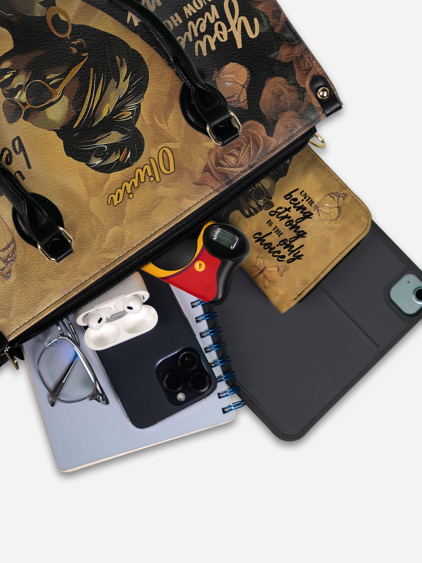 Melaniva Choice of Strength Leather Handbag Deal (FREE WALLET)