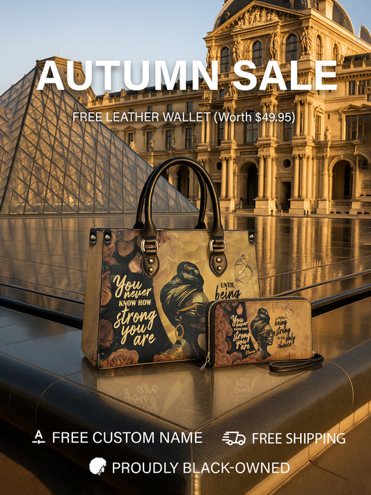 Melaniva Choice of Strength Leather Handbag Deal (FREE WALLET)