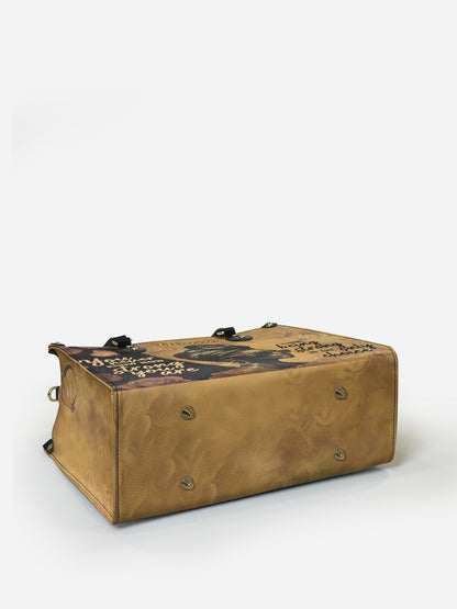 Melaniva Strength Is My Choice Leather Handbag Deal (FREE WALLET)