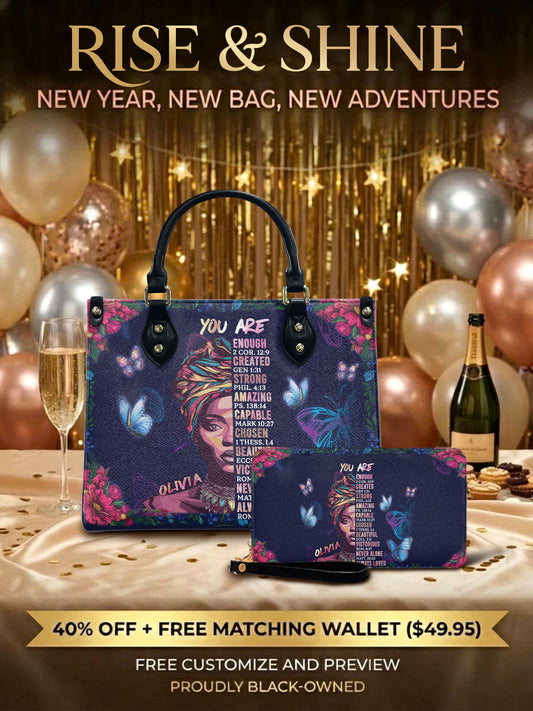 Melaniva Declaration of You Leather Handbag Deal (FREE WALLET)