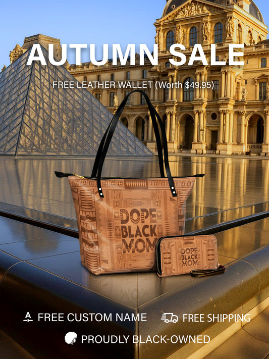 Melaniva Dope Mom Leather Tote Bag Deal (FREE WALLET)