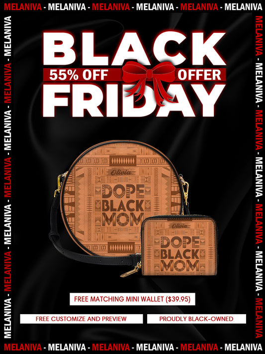 Melaniva Dope Mom Leather Circle Crossbag Deal