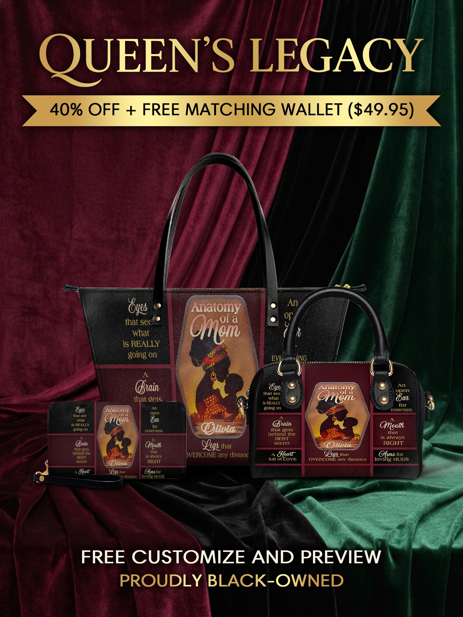 Melaniva "Mother’s Blueprint" Tote Bag The Perfect Trio - Melaniva