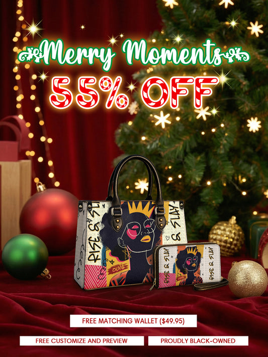 Melaniva Crowned Muse Satchel White Leather HandBag Deal (FREE WALLET)