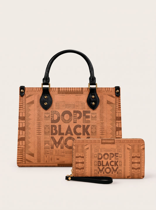 Melaniva Dope Mom Leather Handbag Deal (FREE WALLET)