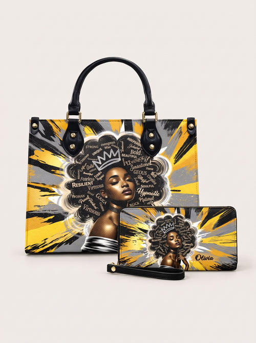 Melaniva Solar Halo Leather Handbag Deal (FREE WALLET)