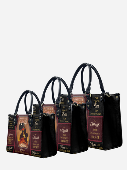 Melaniva Mother’s Blueprint Leather Handbag Deal (FREE WALLET)