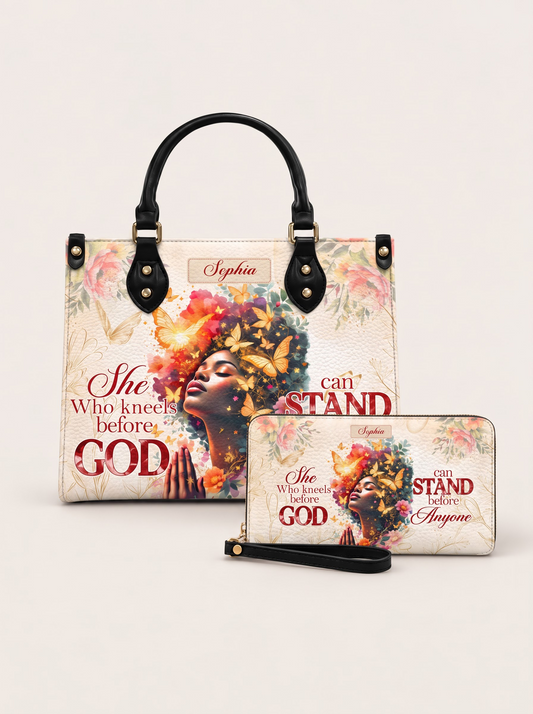 Melaniva Power of Prayer Leather Handbag Deal