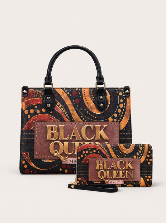 Melaniva Enchanted Queen Leather Handbag Deal (FREE WALLET)