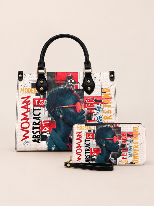Melaniva Graffiti Art Purse Afrocentric Abstract Woman Handbag Deal